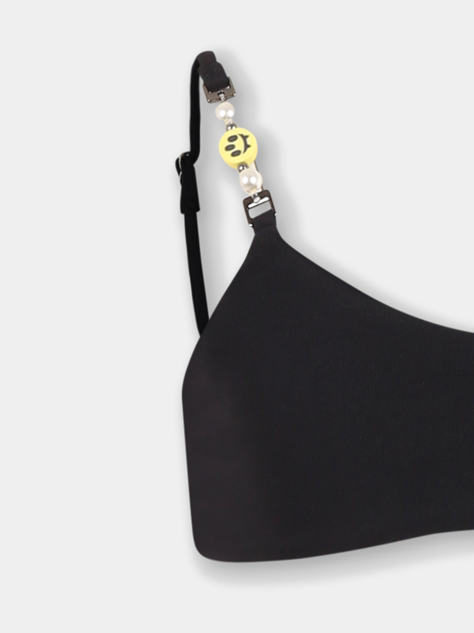 Bikini nero per bambina con logo e smile,Barrow,S5BKJGSB173 110