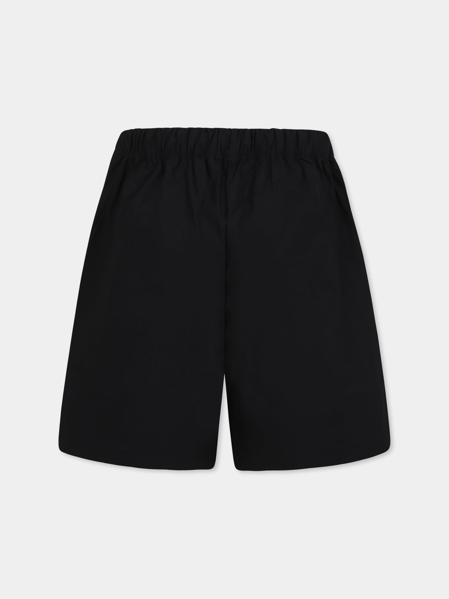 Shorts neri per bambino con logo,Msgm Kids,S5MSJBBE013 110