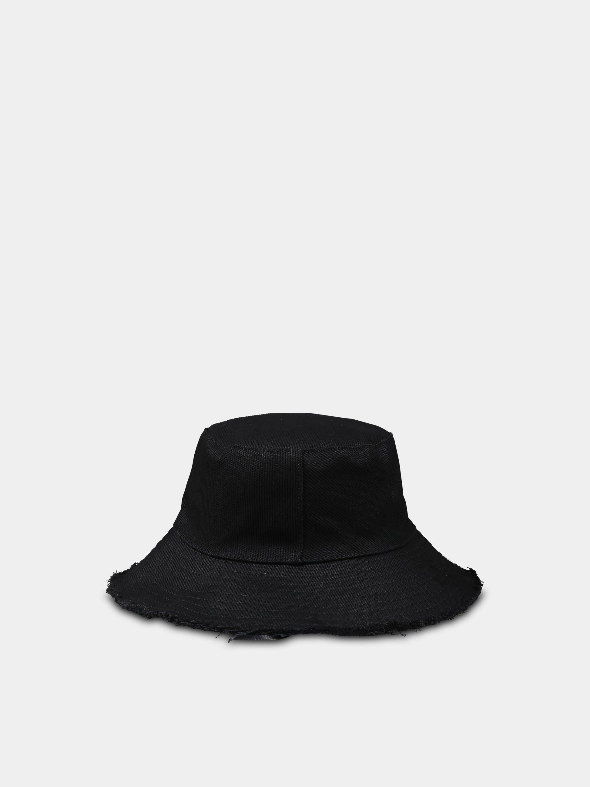 Cloche nera per bambina con logo,Msgm Kids,S5MSJGCT195 110
