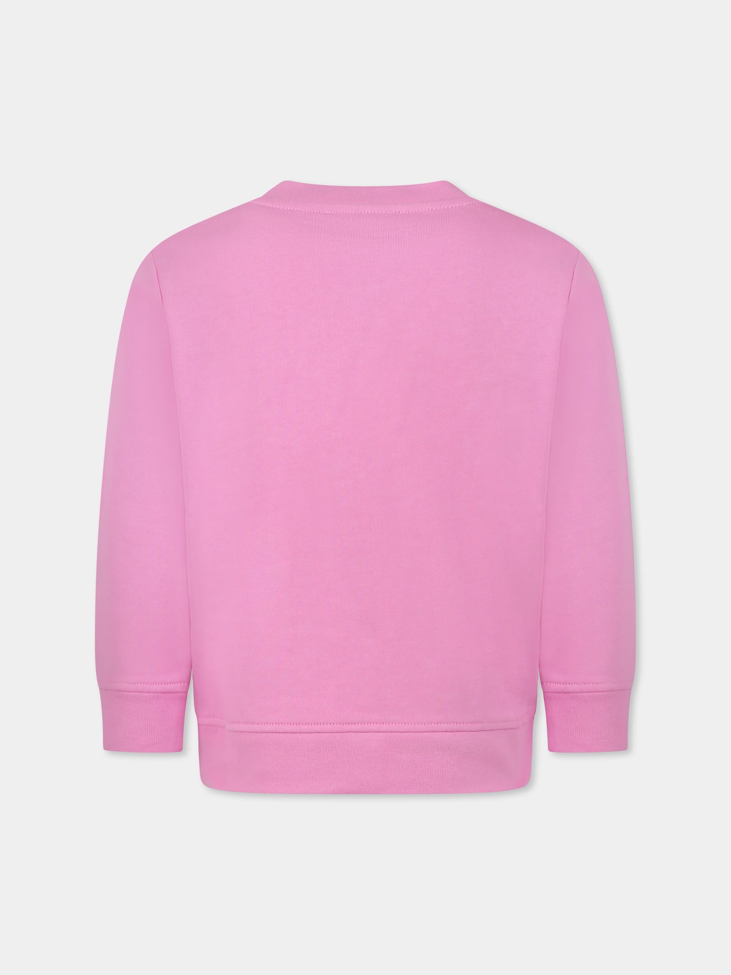 Felpa rosa per bambina con fragola,Stella Mccartney Kids,TW4A90 Z0499 552