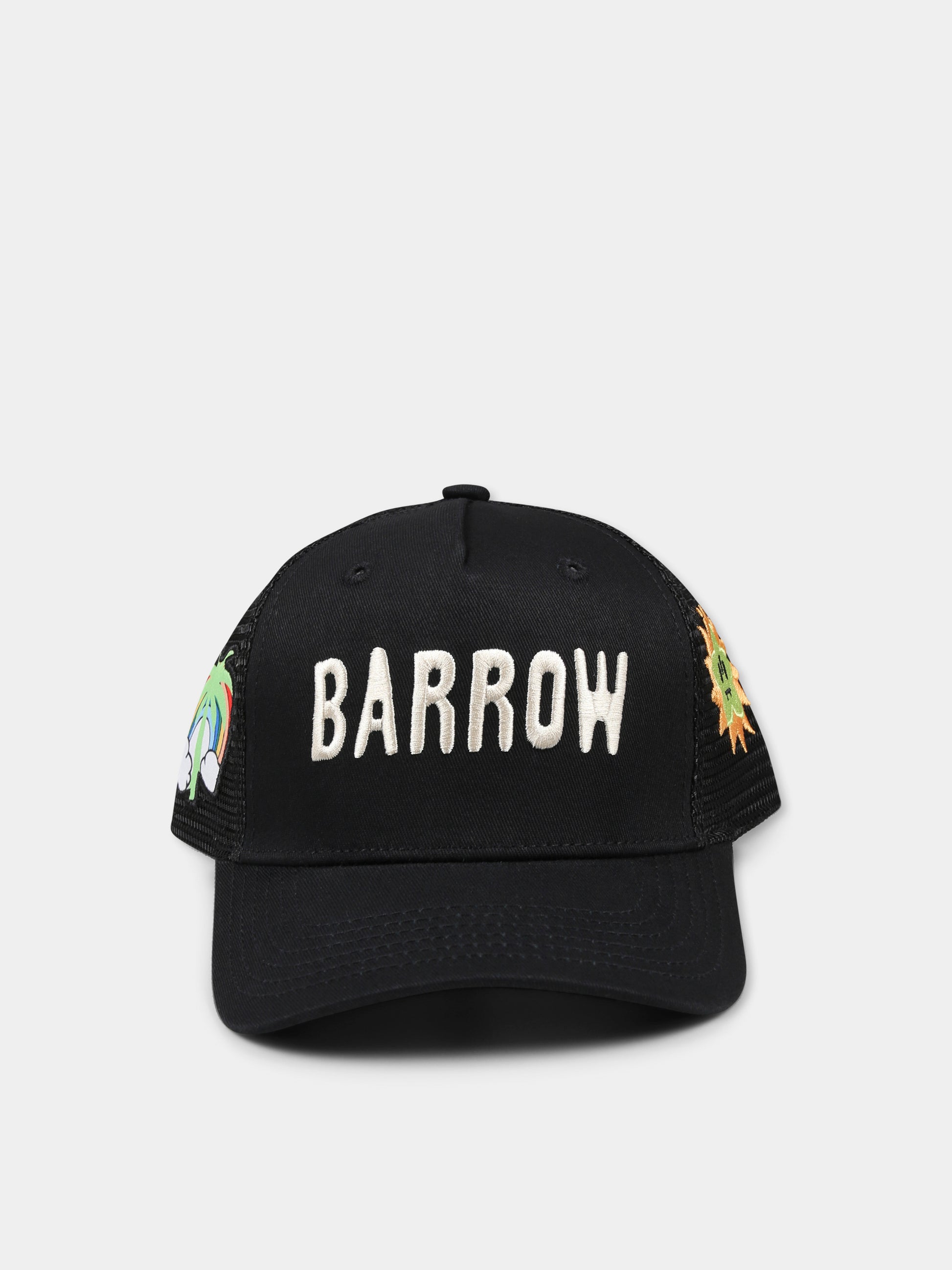 Cappello nero per bambini con logo e smile,Barrow,S5BKJUBC018 110