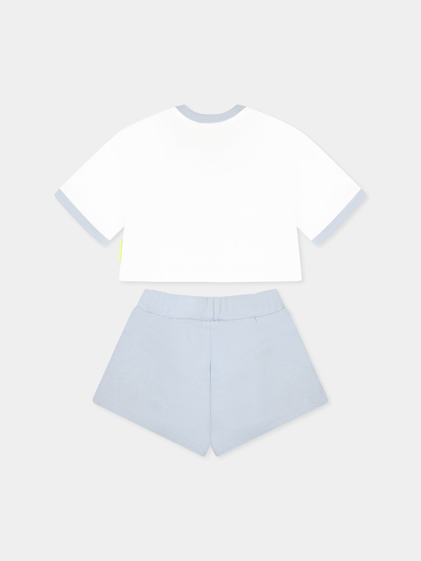 Completo multicolor per neonata con smile e logo,Barrow,S5BKNGTR194 002/46