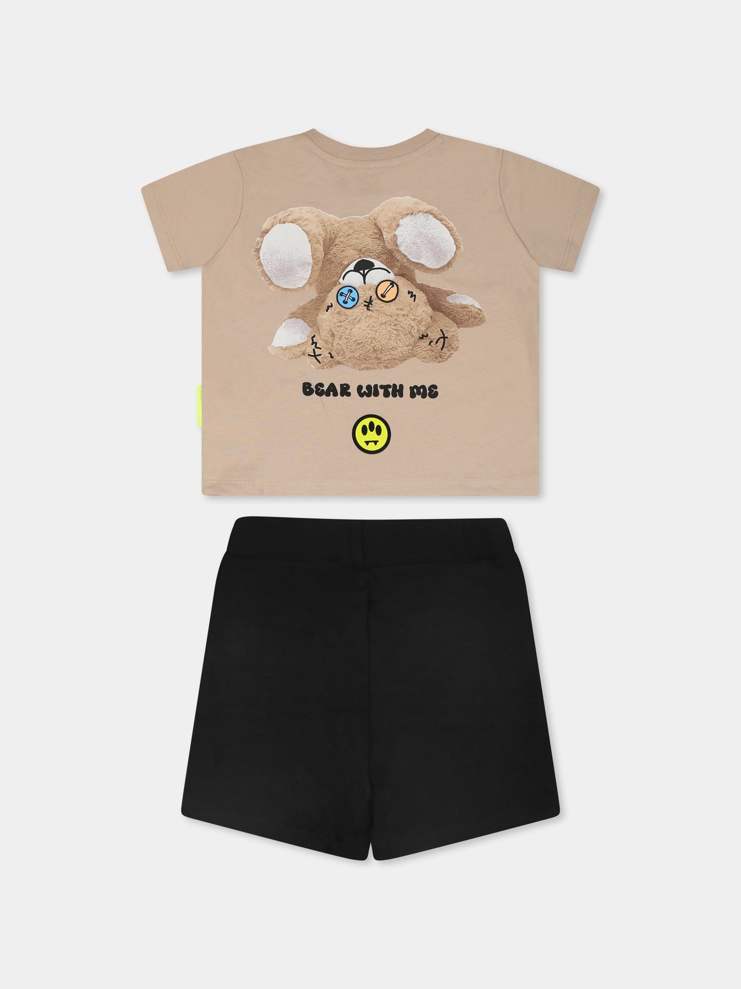 Completo multicolor per neonati con stampa Bear,Barrow,S5BKUNTR161 092/02