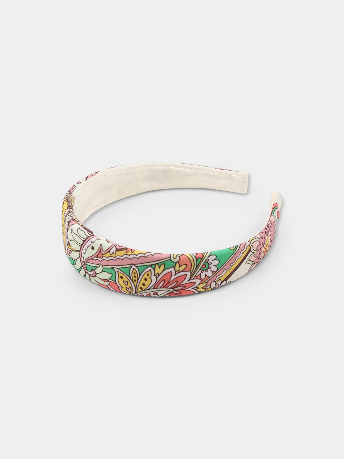 Cerchietto avorio per bambina con stmpa paisley,Etro,GW0A94 P0523 105MC