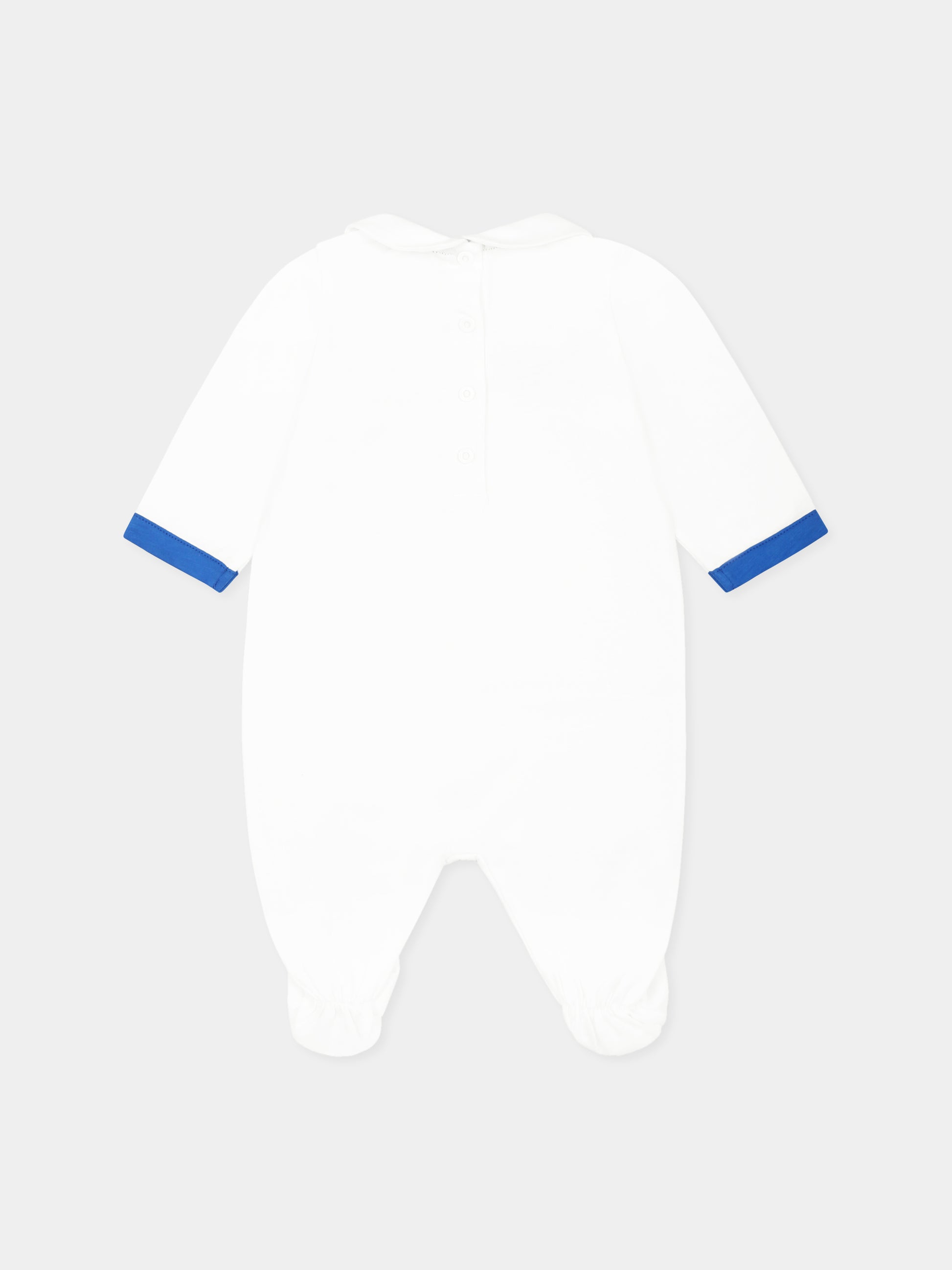 Set tutina bianco per neonato con logo,Missoni,MWB500 Z0082 100