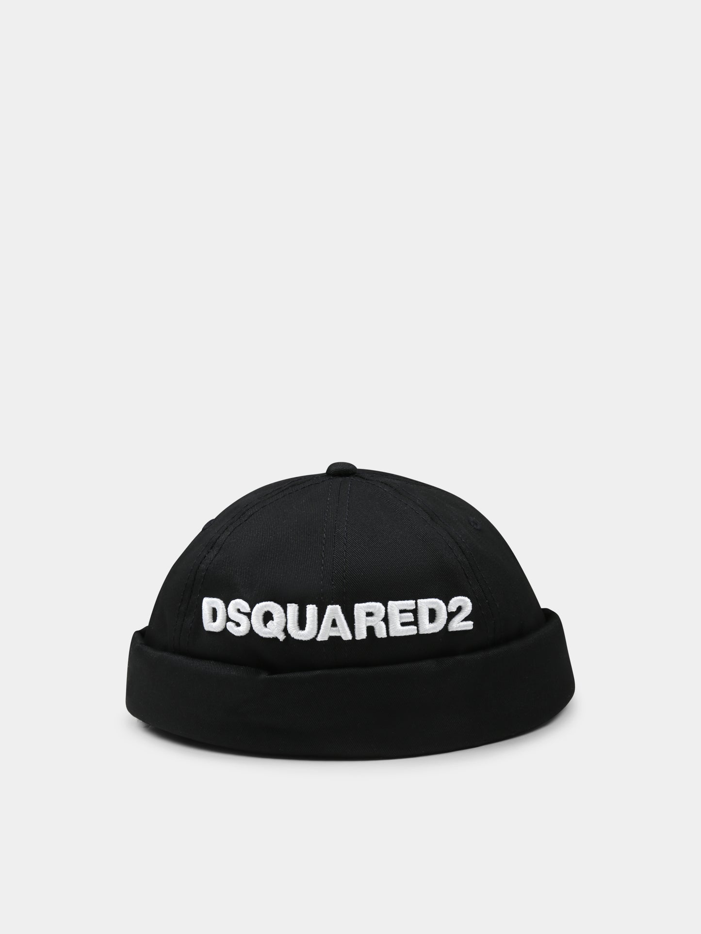 Black hat for boy with logo