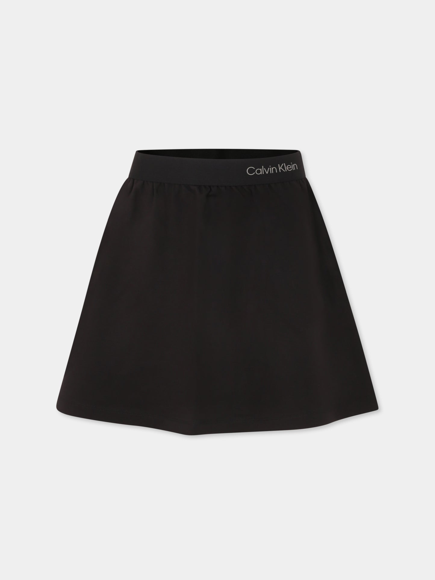 Gonna nera per bambina con logo,Calvin Klein Kids,25S CKIG0IG02895J IG0IG02895 BEH