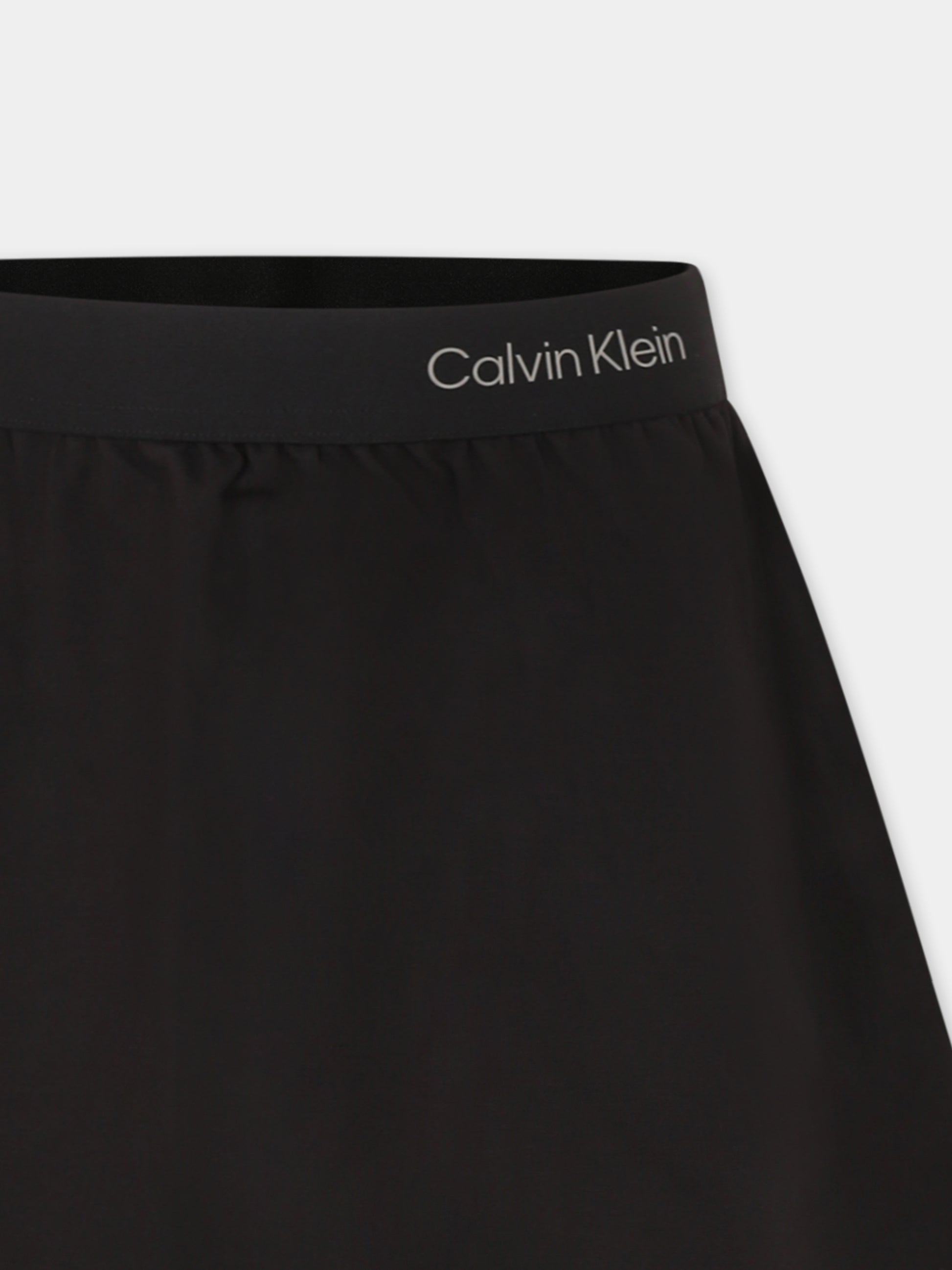 Gonna nera per bambina con logo,Calvin Klein Kids,25S CKIG0IG02895J IG0IG02895 BEH