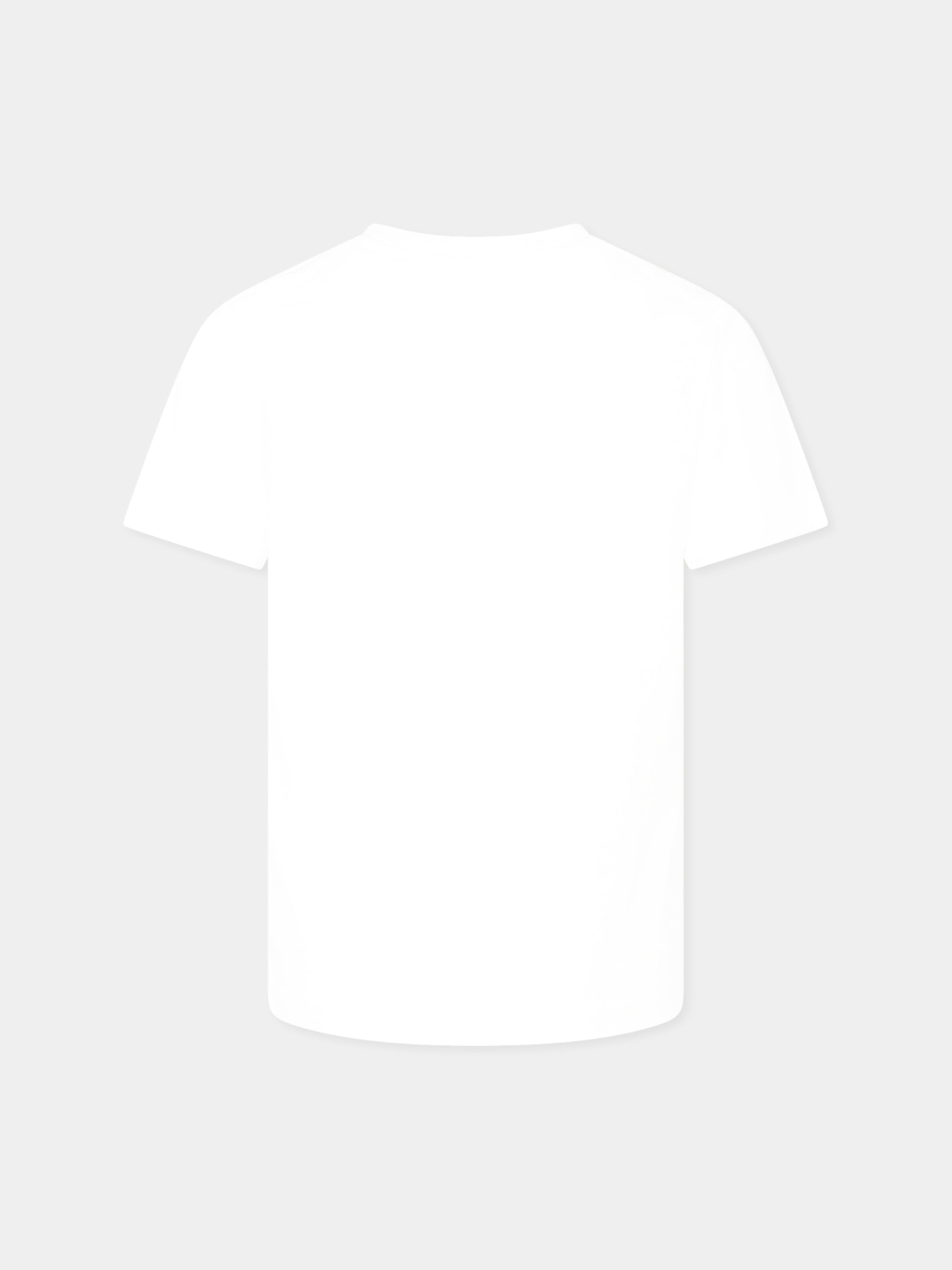 T-shirt bianca per bambini con logo,Calvin Klein Kids,25S CKIU0IU00676J IU0IU00676 YAF