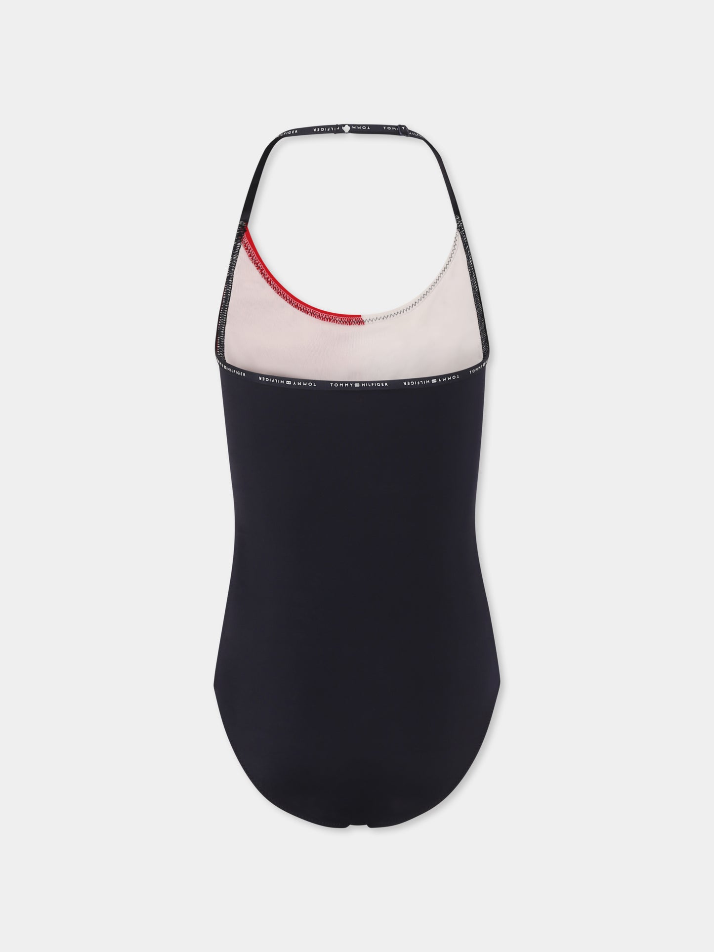 Costume intero blu per bambina con logo,Tommy Hilfiger Junior,25S TAUG0UG00720 UG0UG00720 DW5