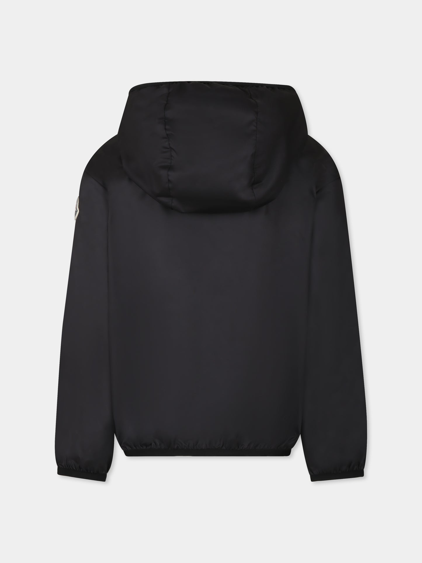 Giacca a vento Fegeo nera per bambina con logo,Moncler Kids,K1954 1A00123 54AQE 999