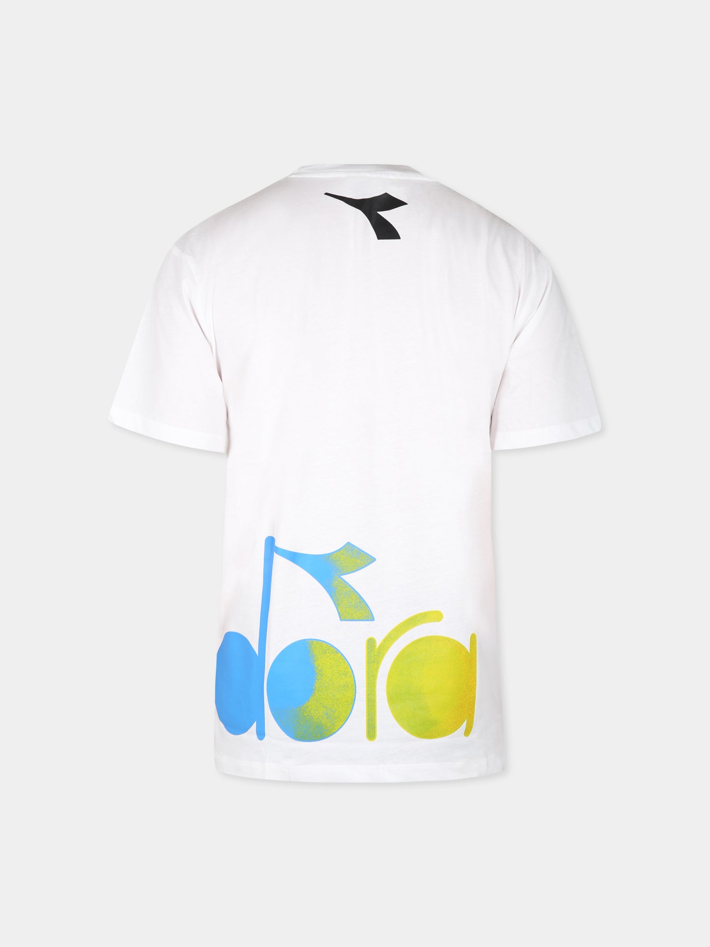 T-shirt bianca per bambino con logo,Diadora Kids,S4DIJBTH034 002