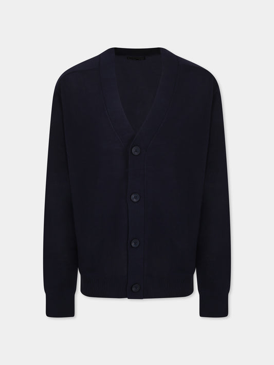 Cardigan blu per bambino,Mayoral,6348 072