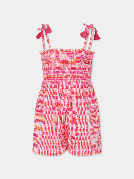 Jumpsuit fucsia per bambina,Mayoral,3877 013