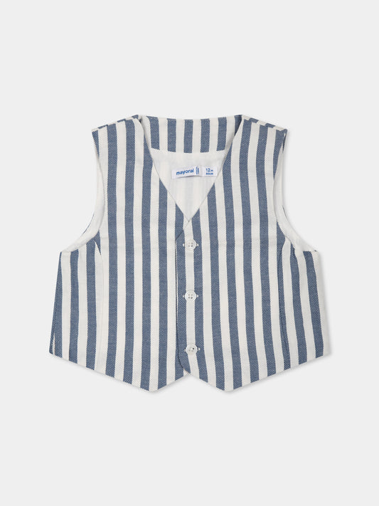 Panciotto azzurro per neonato,Mayoral,1303 043