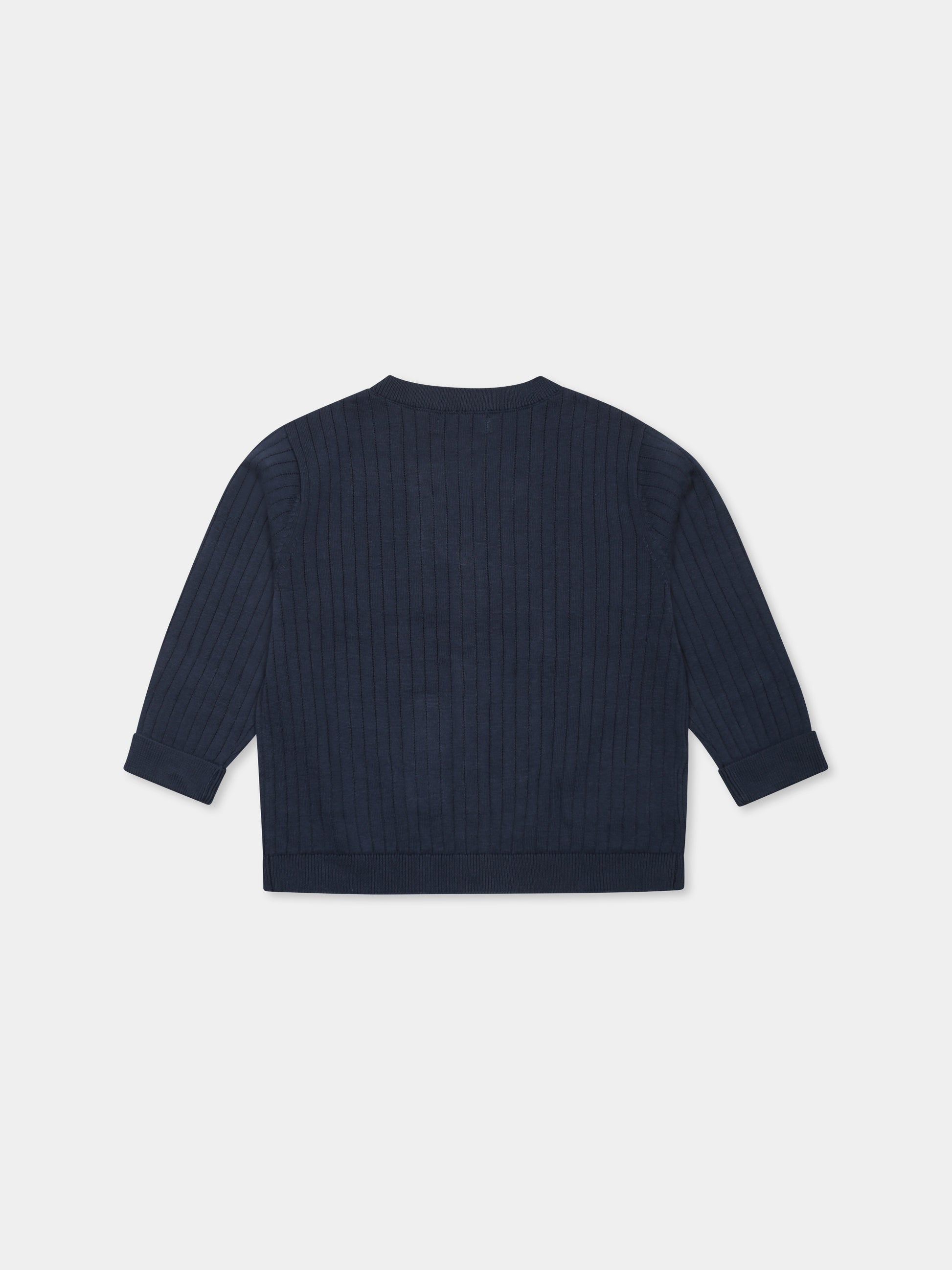 Cardigan blu per neonato,Mayoral,1305 049
