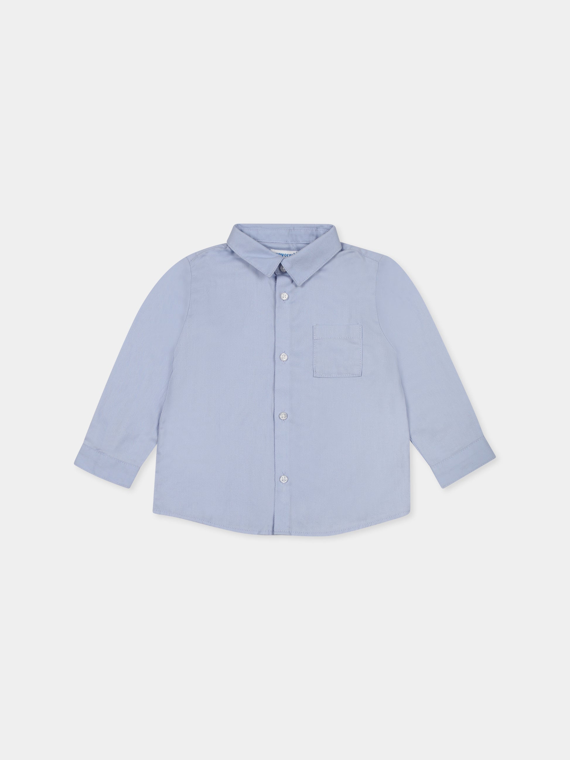 Camicia celeste per neonato,Mayoral,124 035