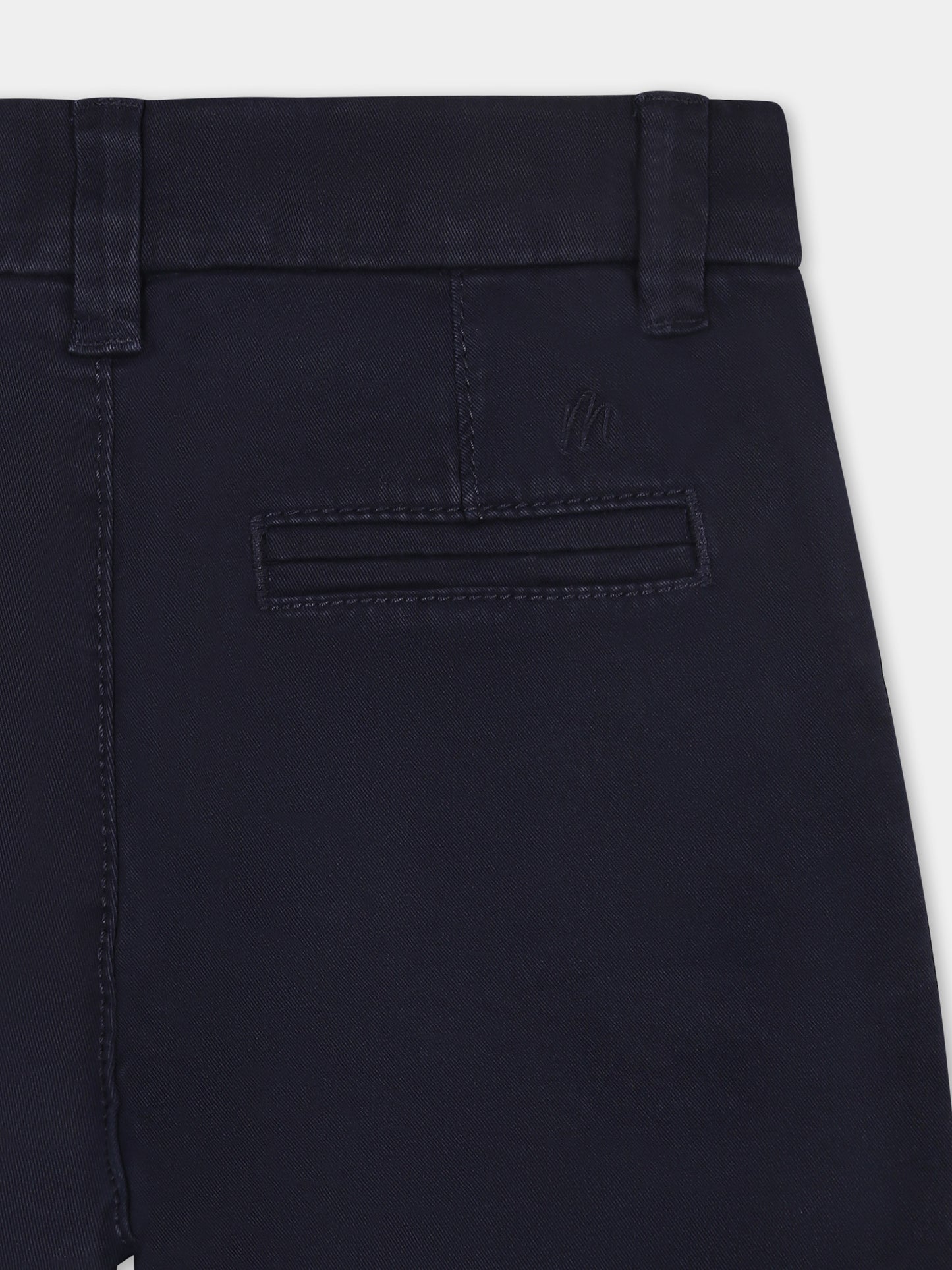 Shorts blu per neonato con logo,Mayoral,207 051