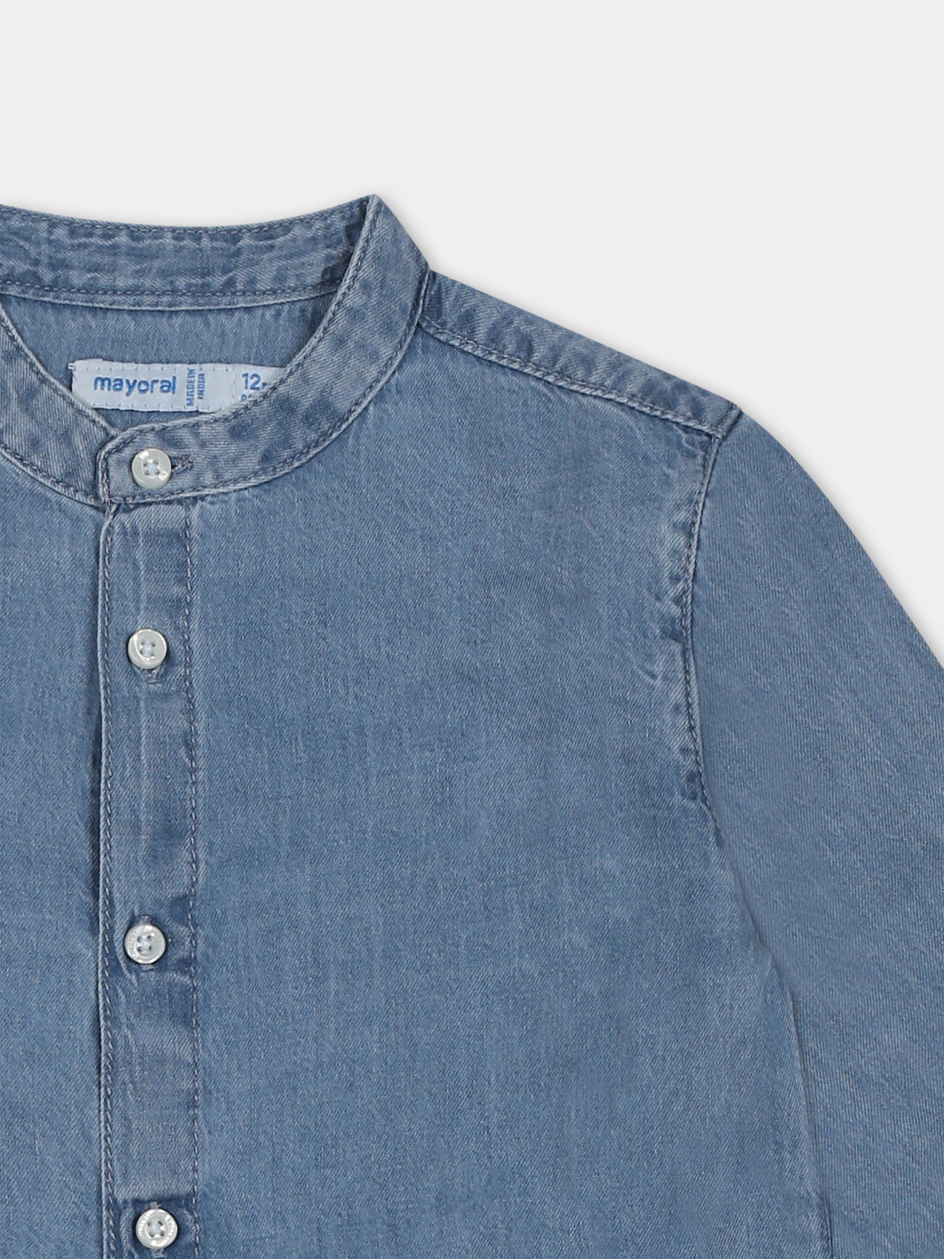 Camicia denim per neonato,Mayoral,1118 010