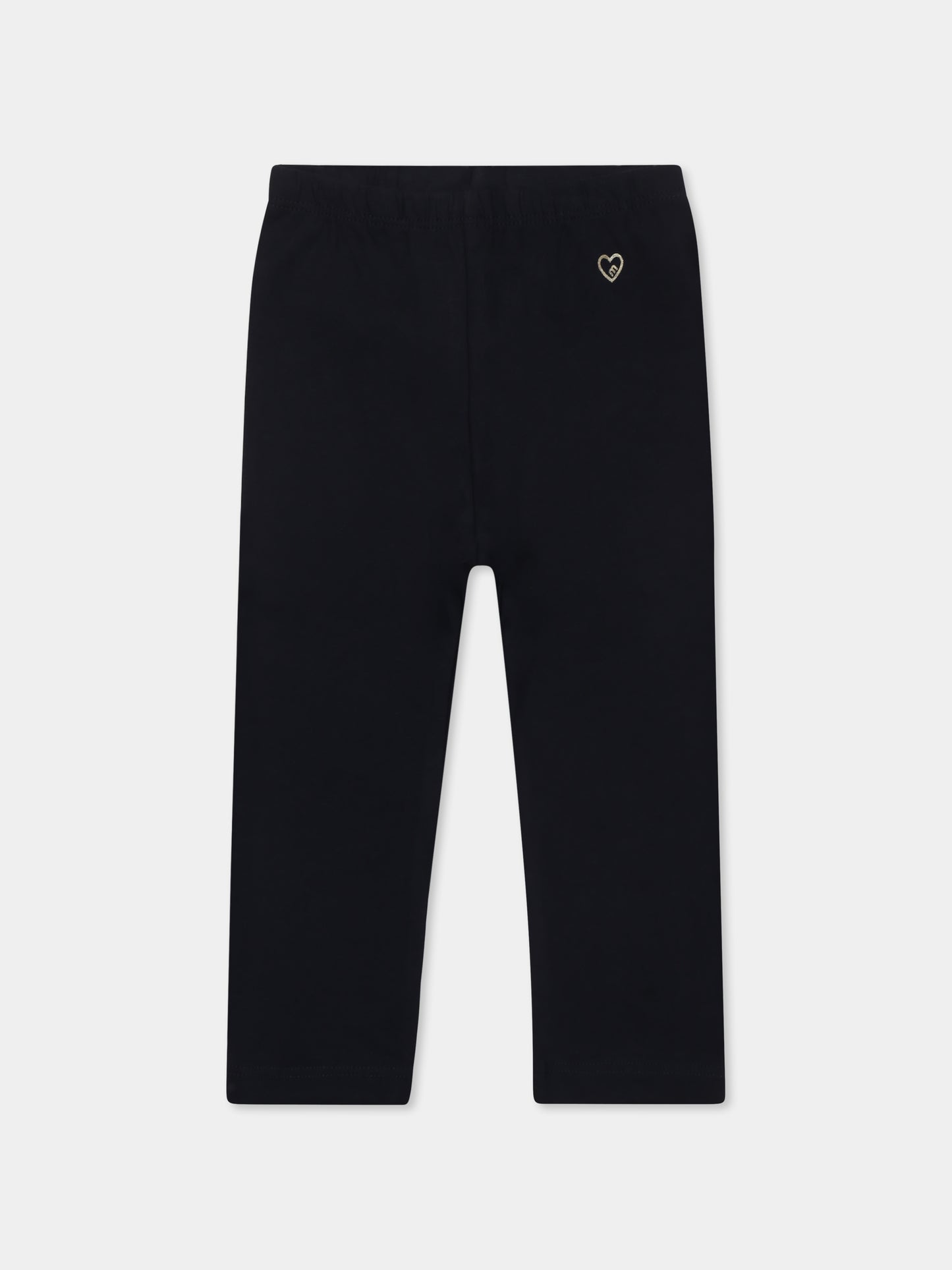 Blue leggings for baby girl