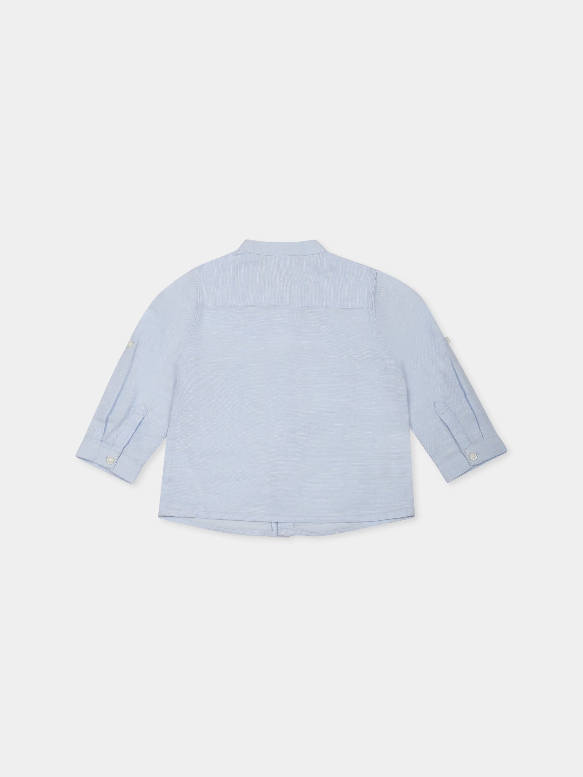 Camicia celeste per neonato,Mayoral,1115 080