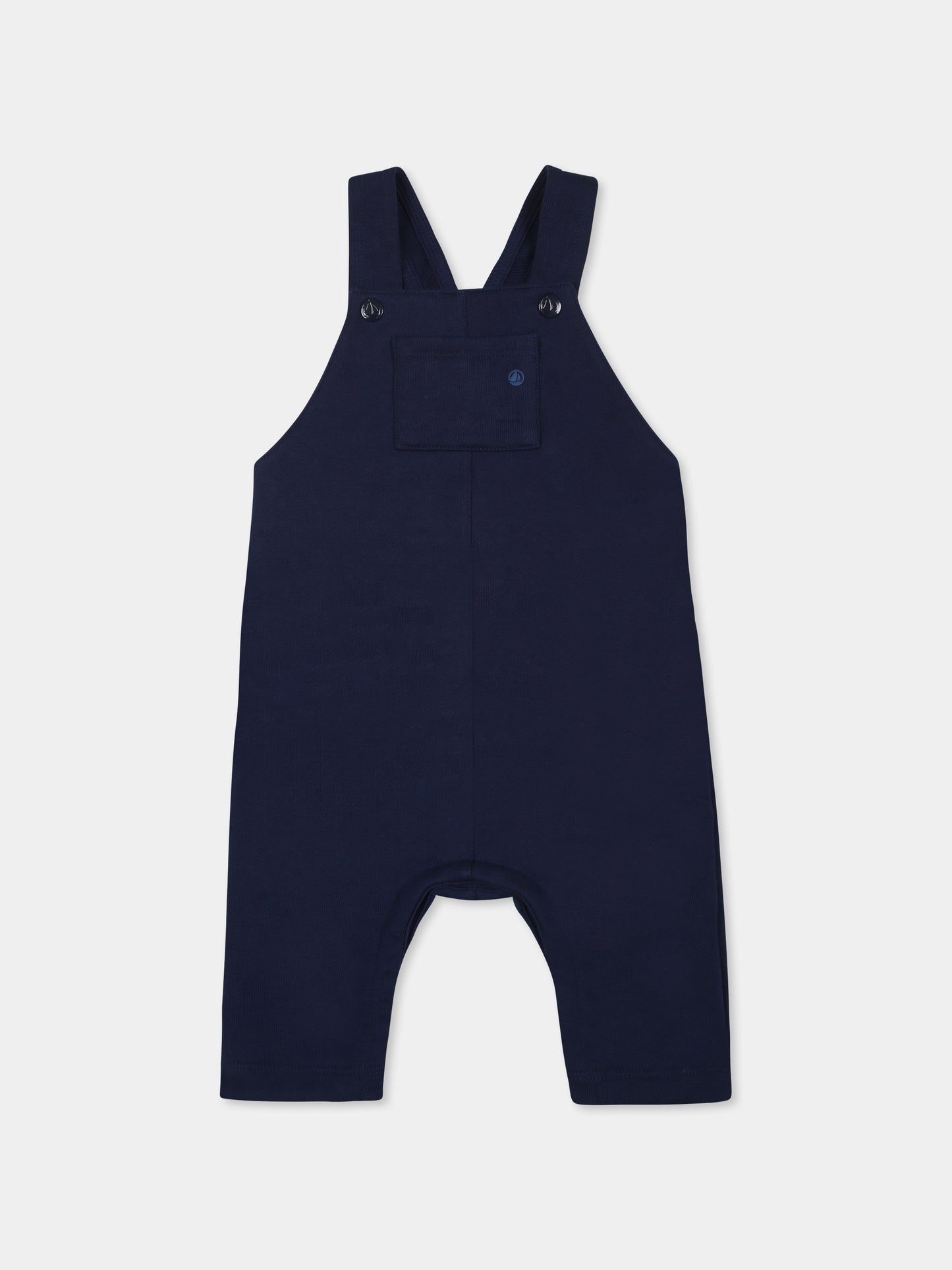 Salopette blu per neonato,Petit Bateau,A0CV9 MEDIEVAL 03