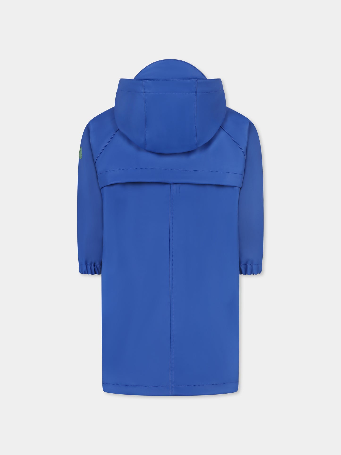 Impermeabile blu per bambino,Petit Bateau,A0CIZ SURF/PALMERAIE 01