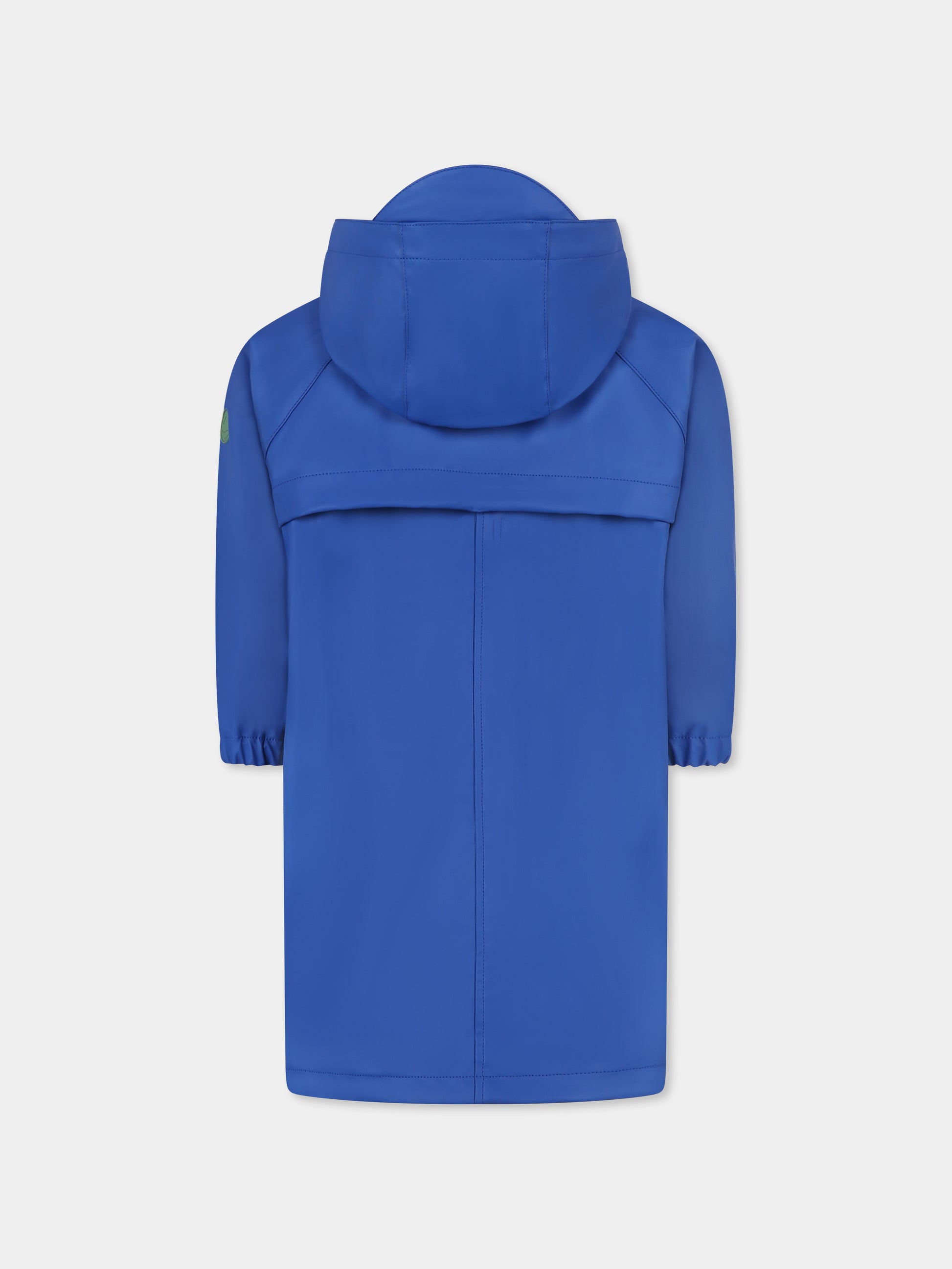 Impermeabile blu per bambino,Petit Bateau,A0CIZ SURF/PALMERAIE 01