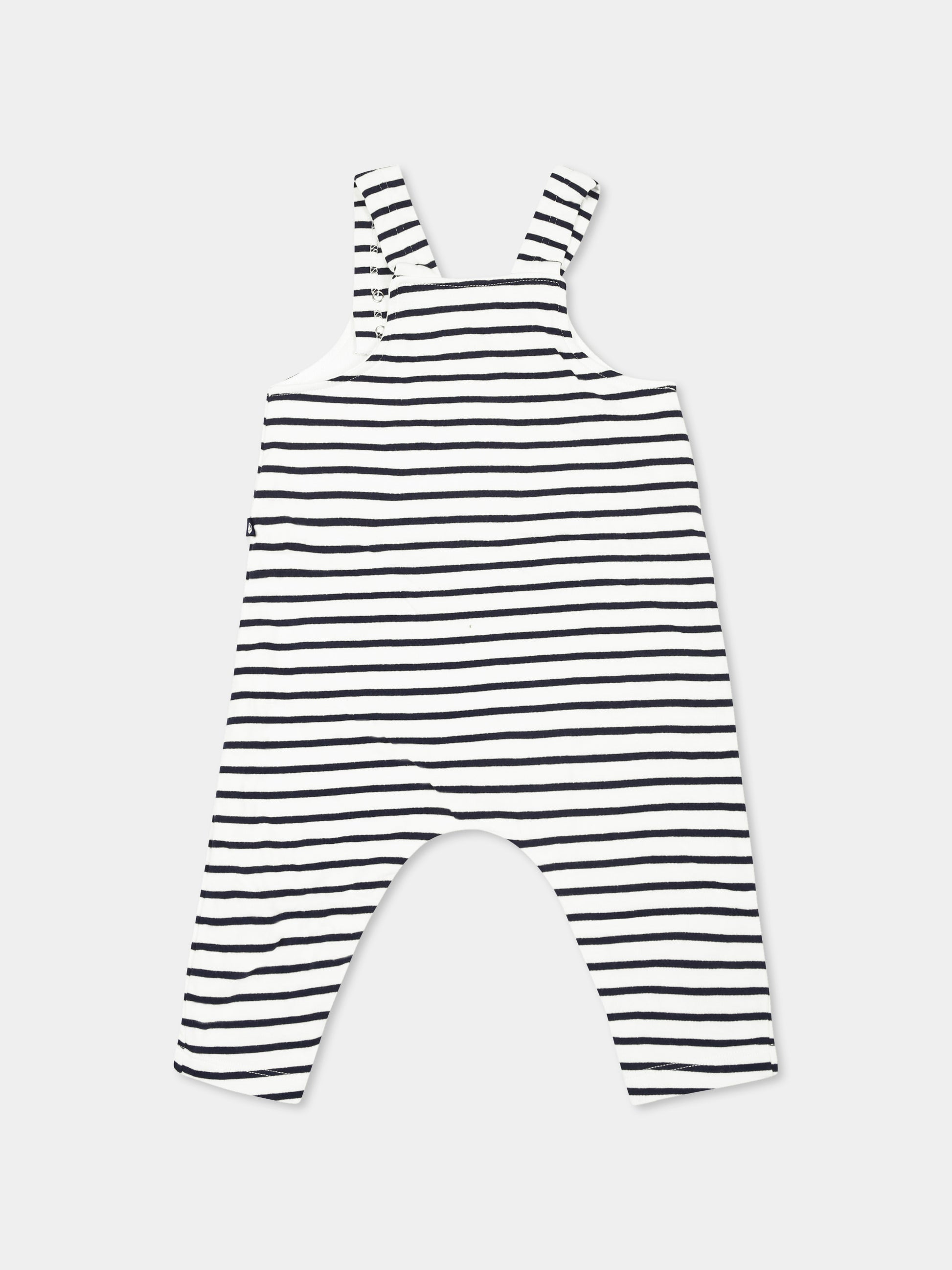 Completo multicolor per neonati con barca a vela,Petit Bateau,A0BBZ MARSHMALLOW/SMOKING 01