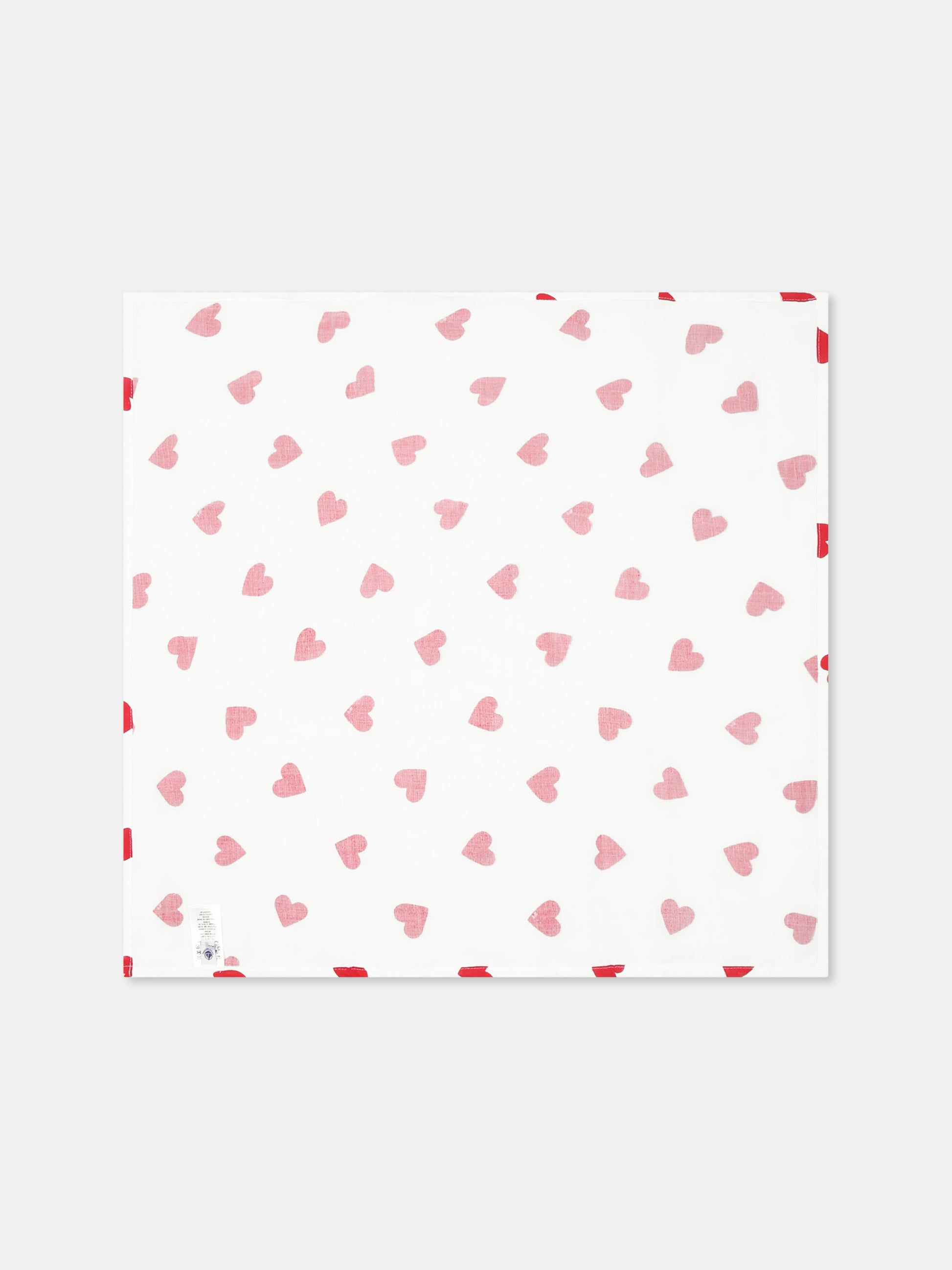 Set mussole multicolor per neonati con cuori e righe,Petit Bateau,A0ASI VARIANTE 1 00