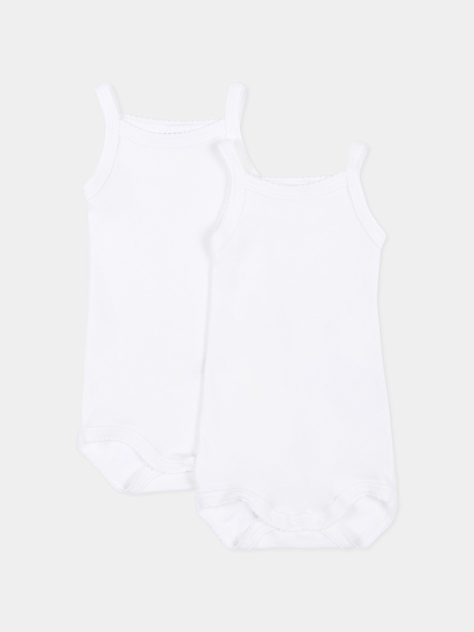 Set body bianco per neonata,Petit Bateau,A01T6 VARIANTE 1 00