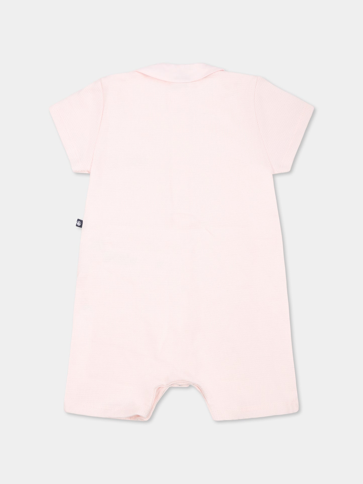 Pagliaccetto rosa per neonata,Petit Bateau,A0CG0 FLEUR 01