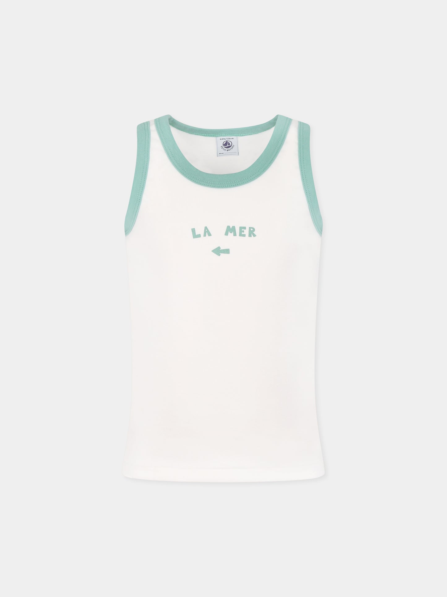 Set canottiera multicolor per bambino con scritta e stampa,Petit Bateau,A0CSZ VARIANTE 1 00