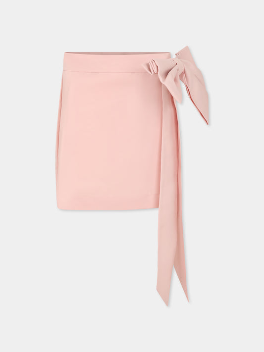 Gonna rosa per bambina con fiocco,Caroline Bosmans,SS25 3018 85 3002