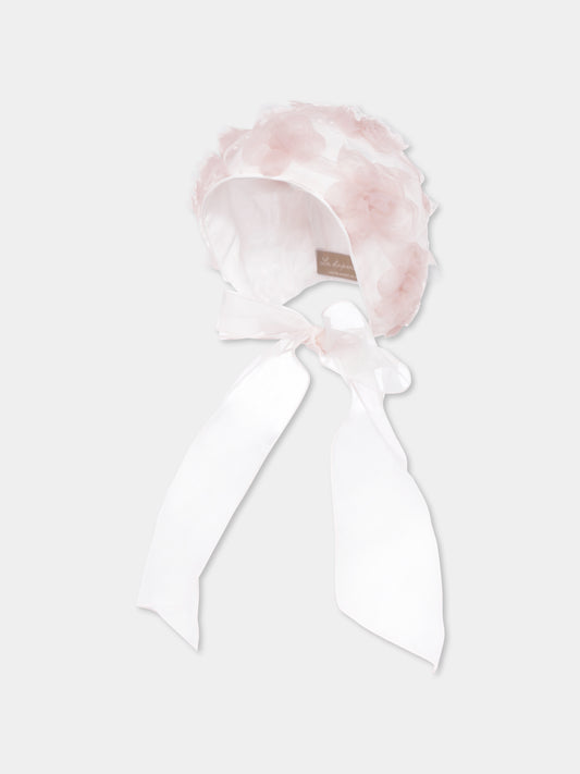 Pink hat for baby girl