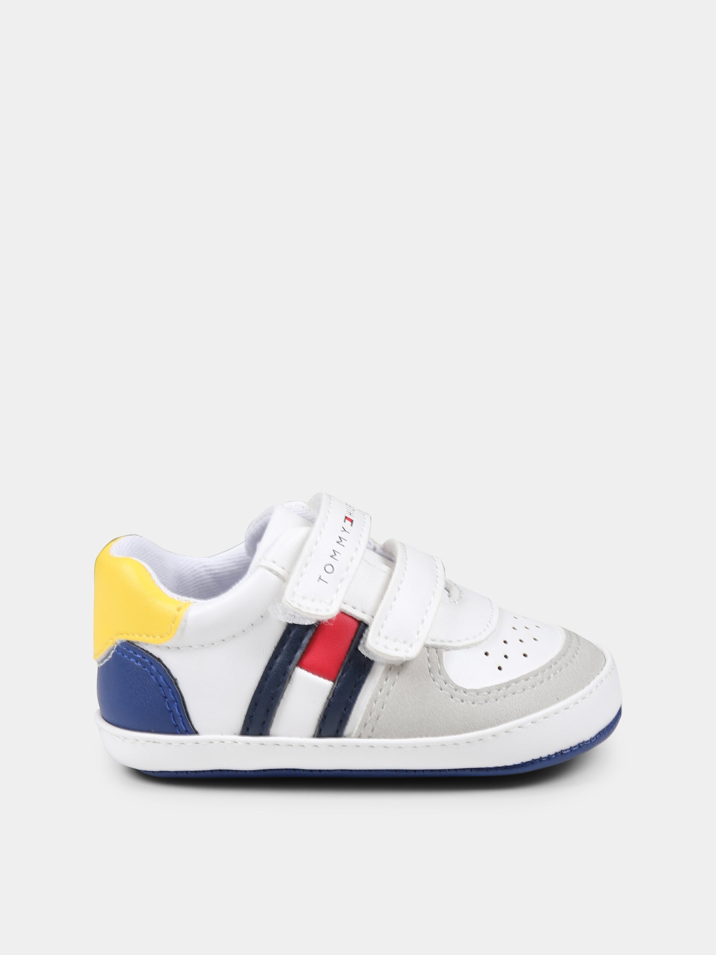 Sneakers multicolor per neonato con logo,Tommy Hilfiger Junior,T0B9 33830 1755Y913