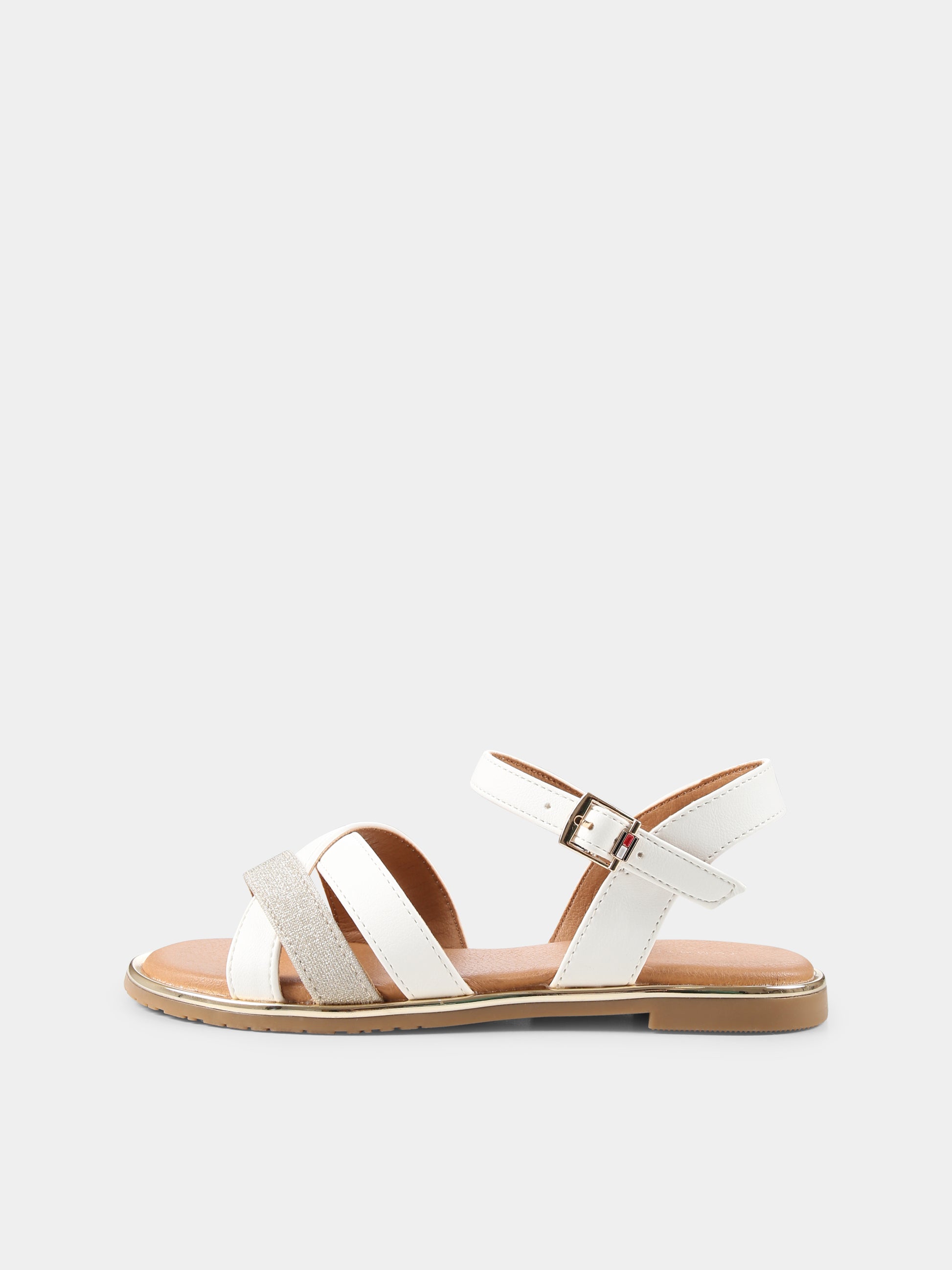 Sandali bianchi per bambina,Tommy Hilfiger Junior,T3A2 33779 0273X048