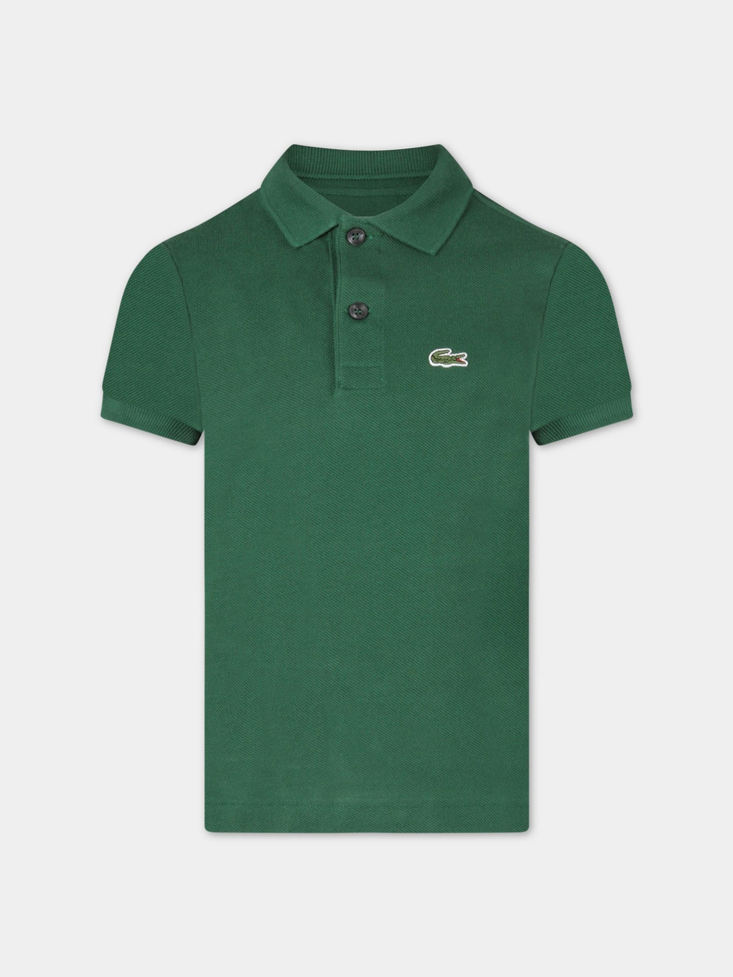 Polo verde per bambino con coccodrillo,Lacoste,PJ2909 00 132
