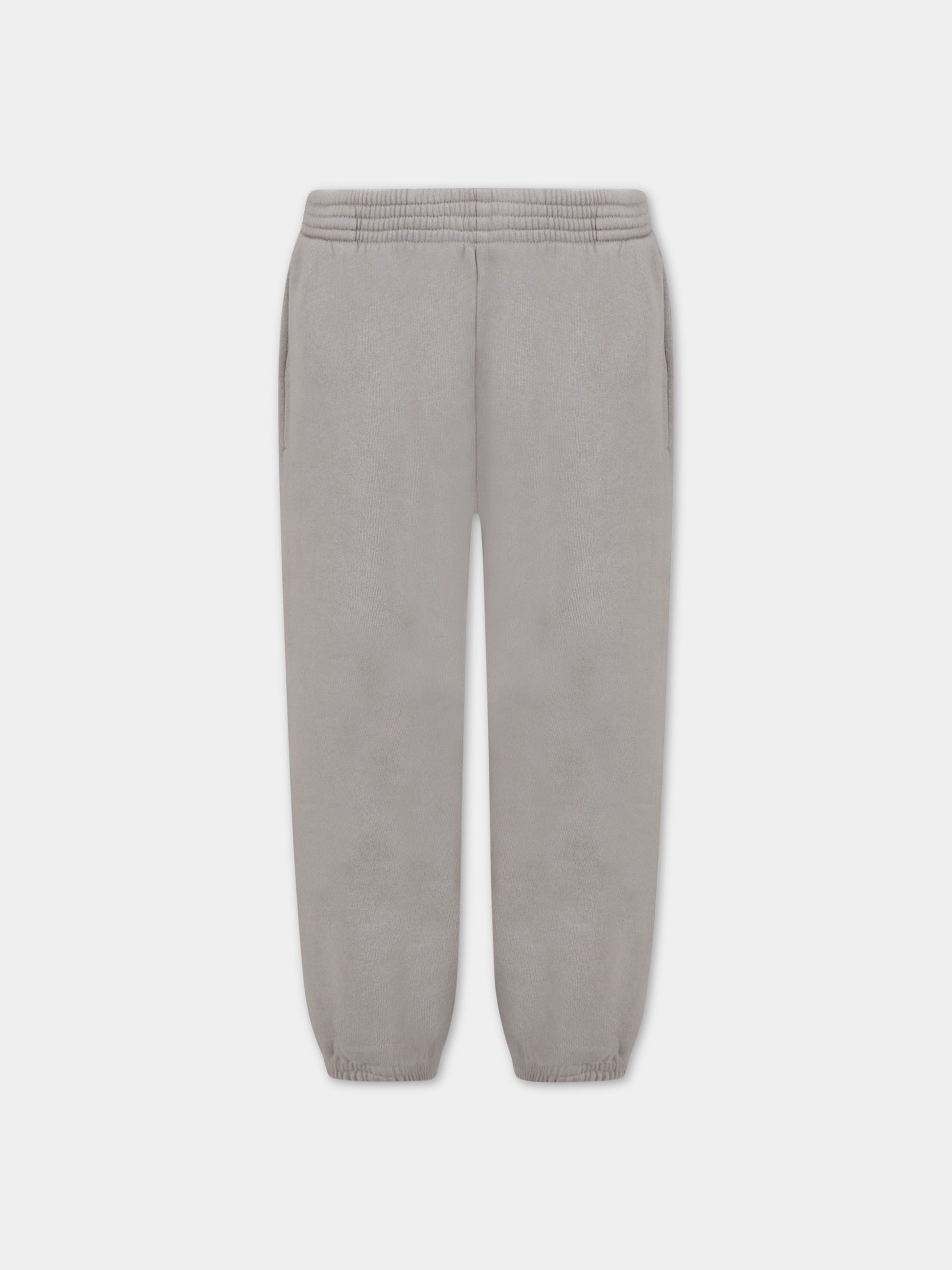 Pantalone grigio per bambini,Balenciaga,621788 TKVC4 8174