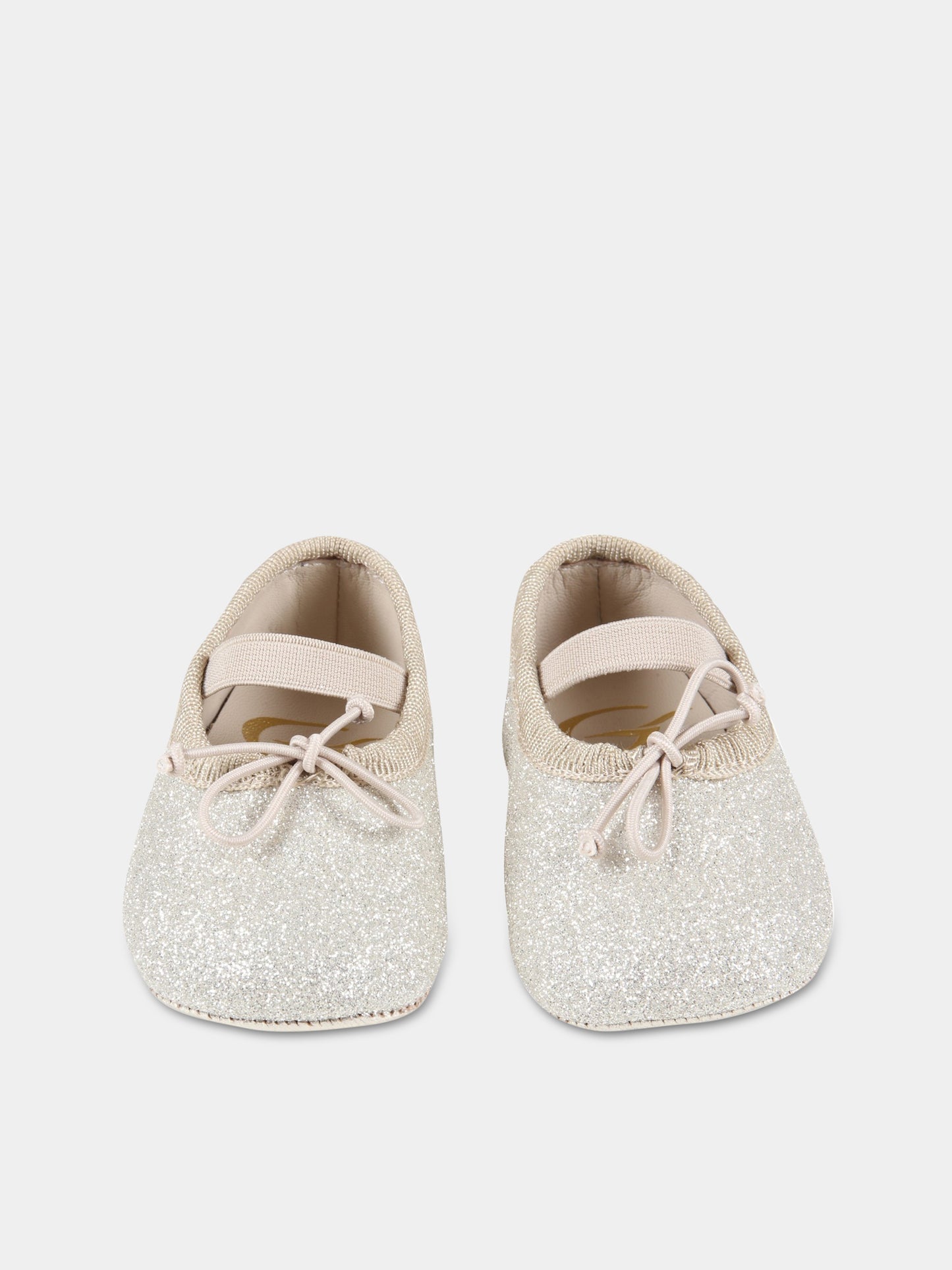 Ballerine dorate per neonata,Gallucci Kids,C20001AM892GOL1