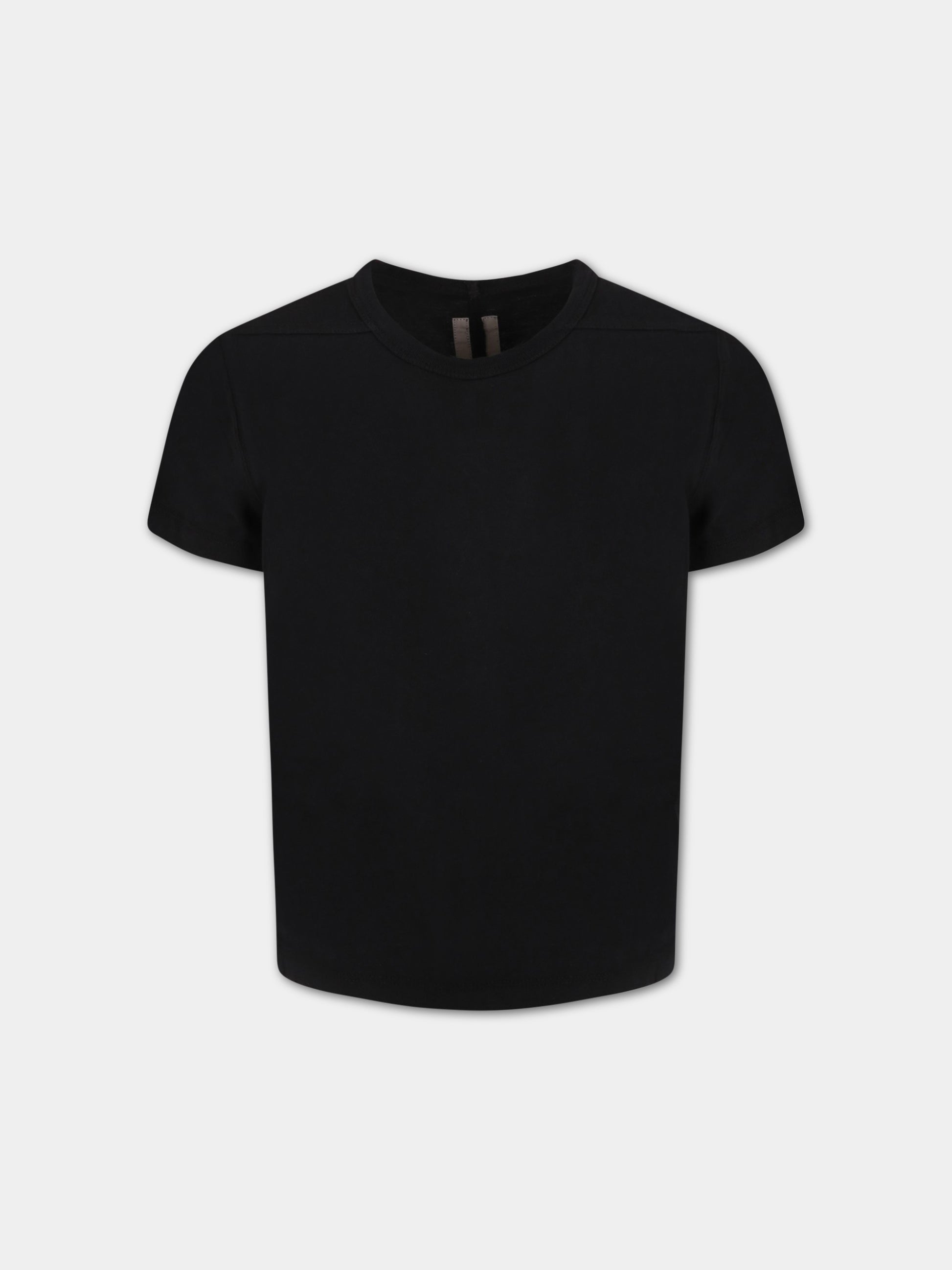 T-shirt nera per bambini,Rick Owens,BG02B5265 JA 09