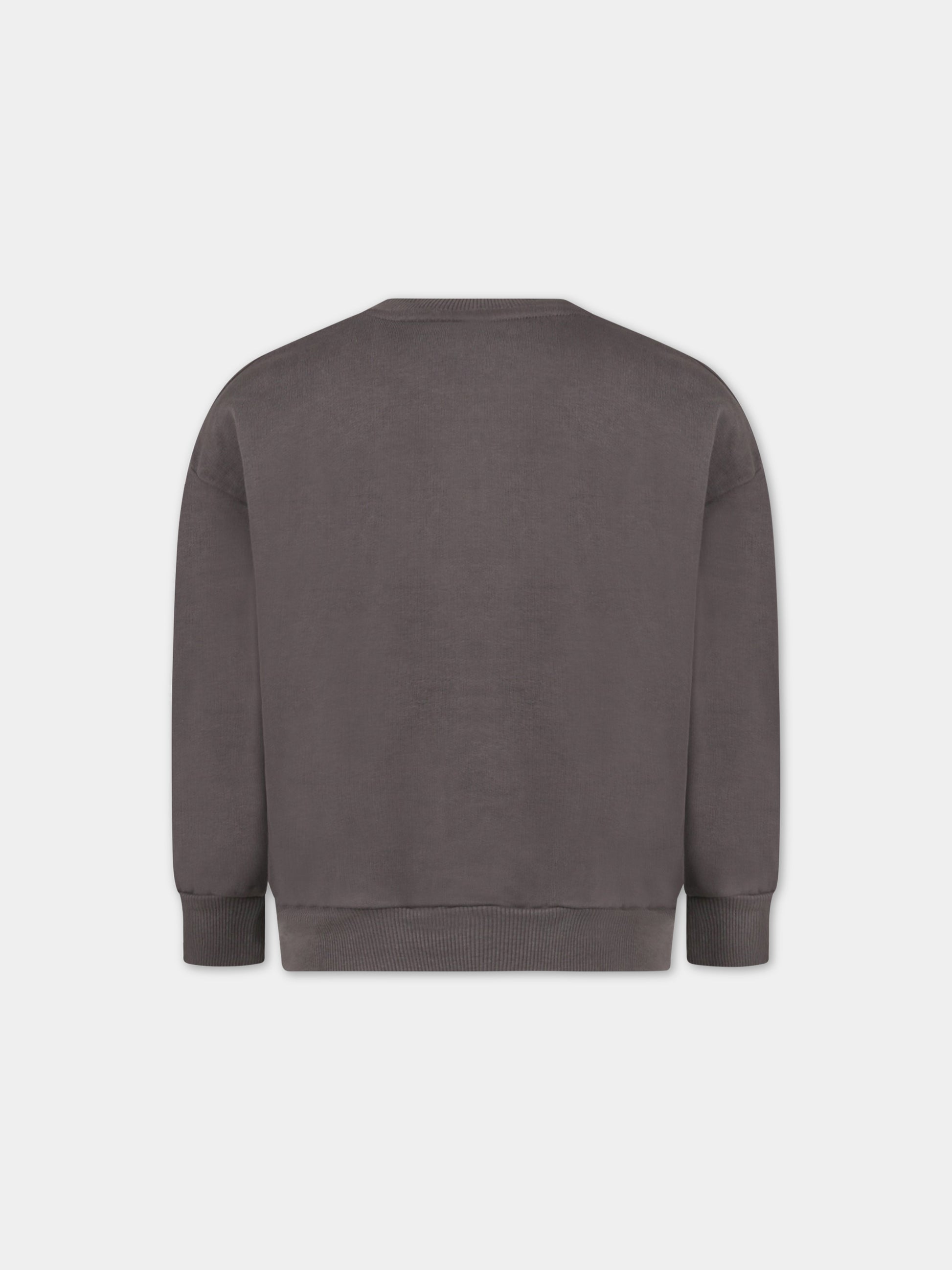 Felpa grigia per bambino con Nessie,Mini Rodini,2312012599