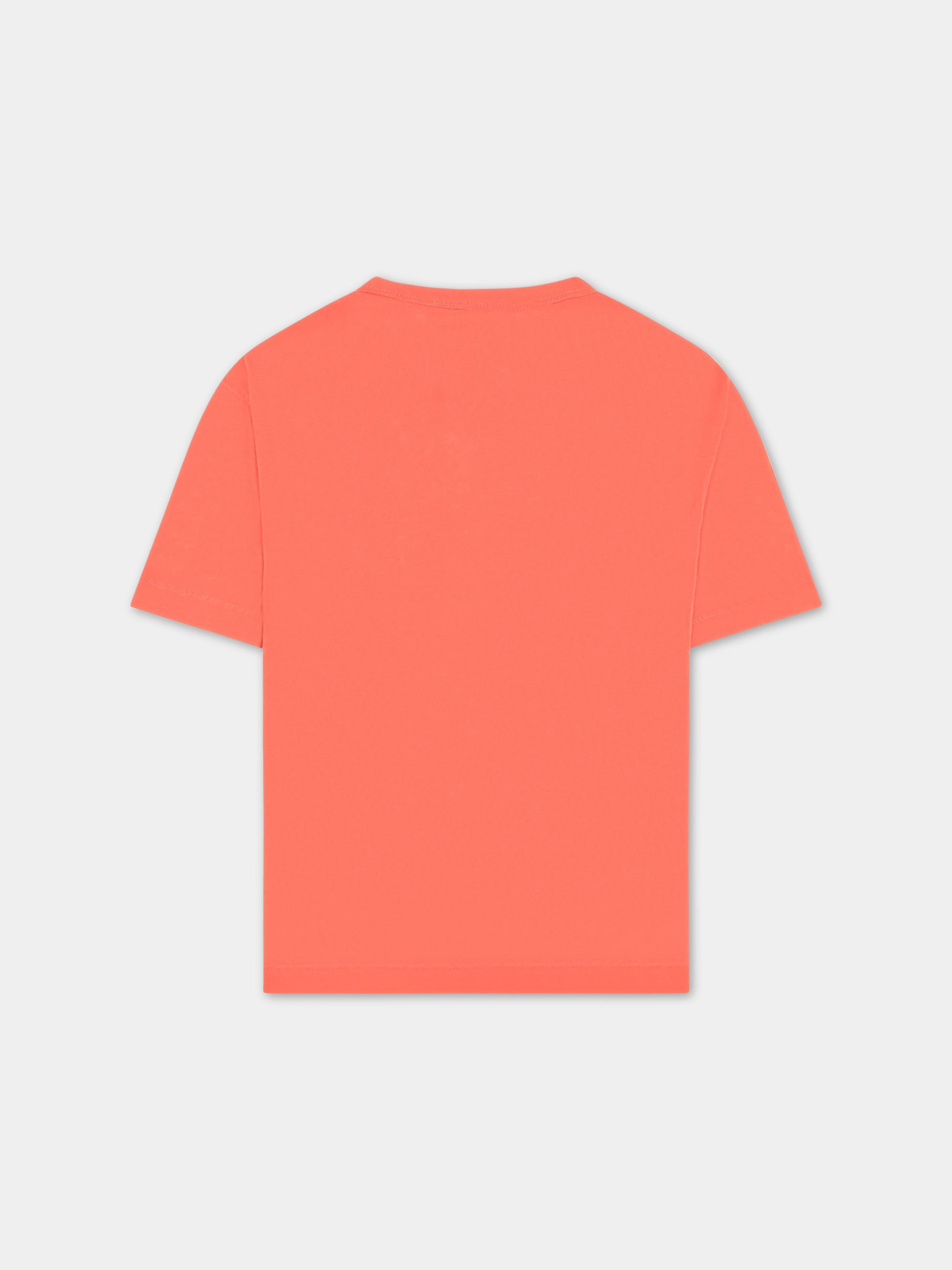 T-shirt rossa per bambini con smile,The Animals Observatory,S23002 251