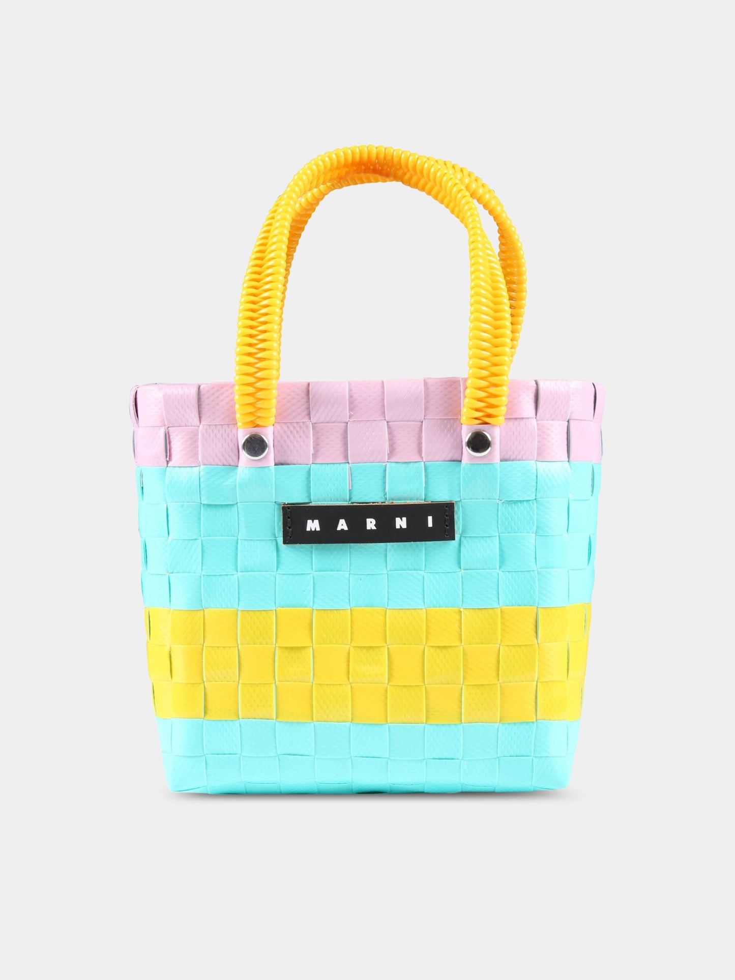 Borsa multicolor per bambina con logo,Marni Kids,M00816 M00IW 0M520