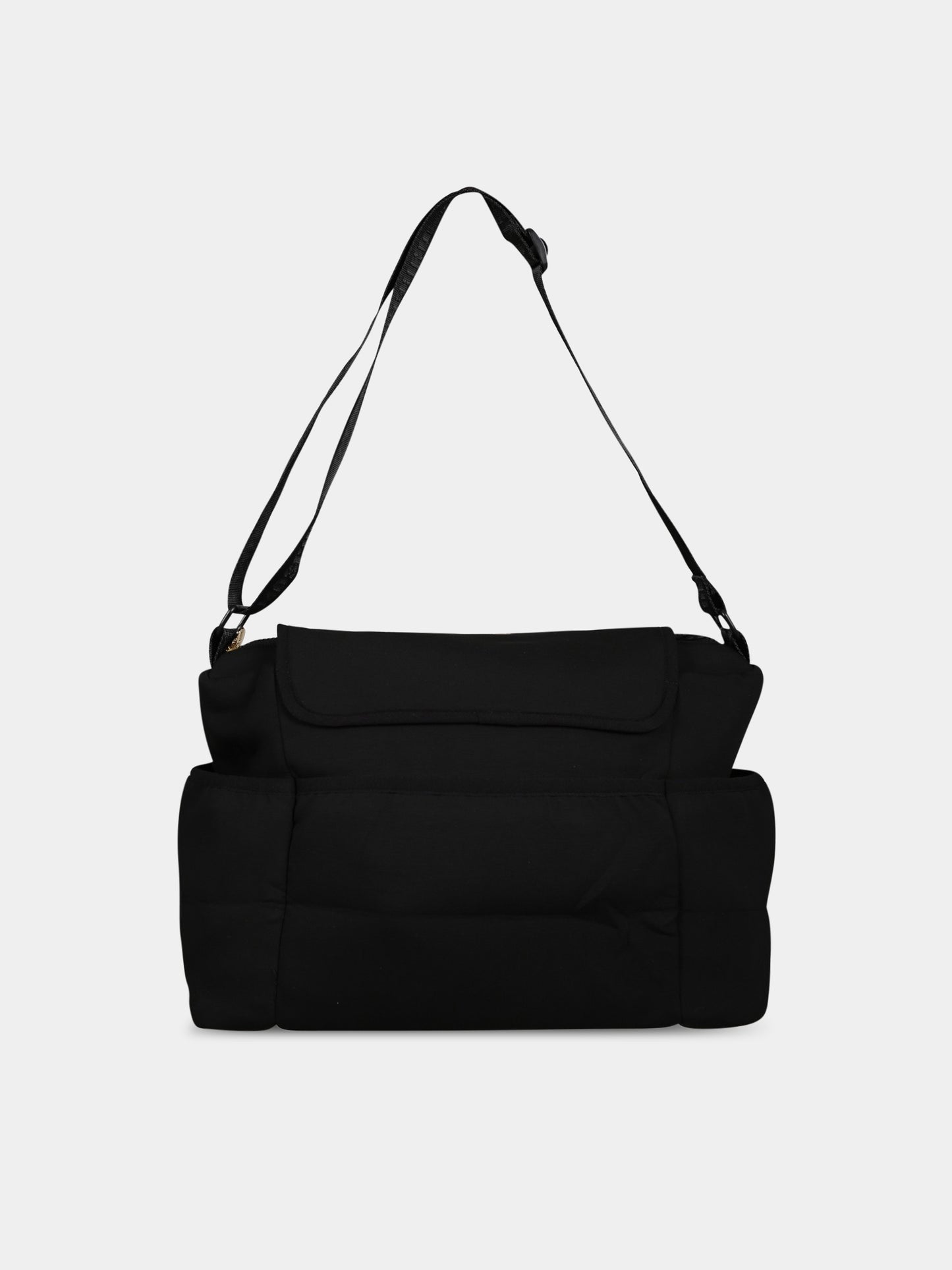 Borsa-mamma nera per neonati con Teddy Bear,Moschino Kids,MMX03O LDA32 60100