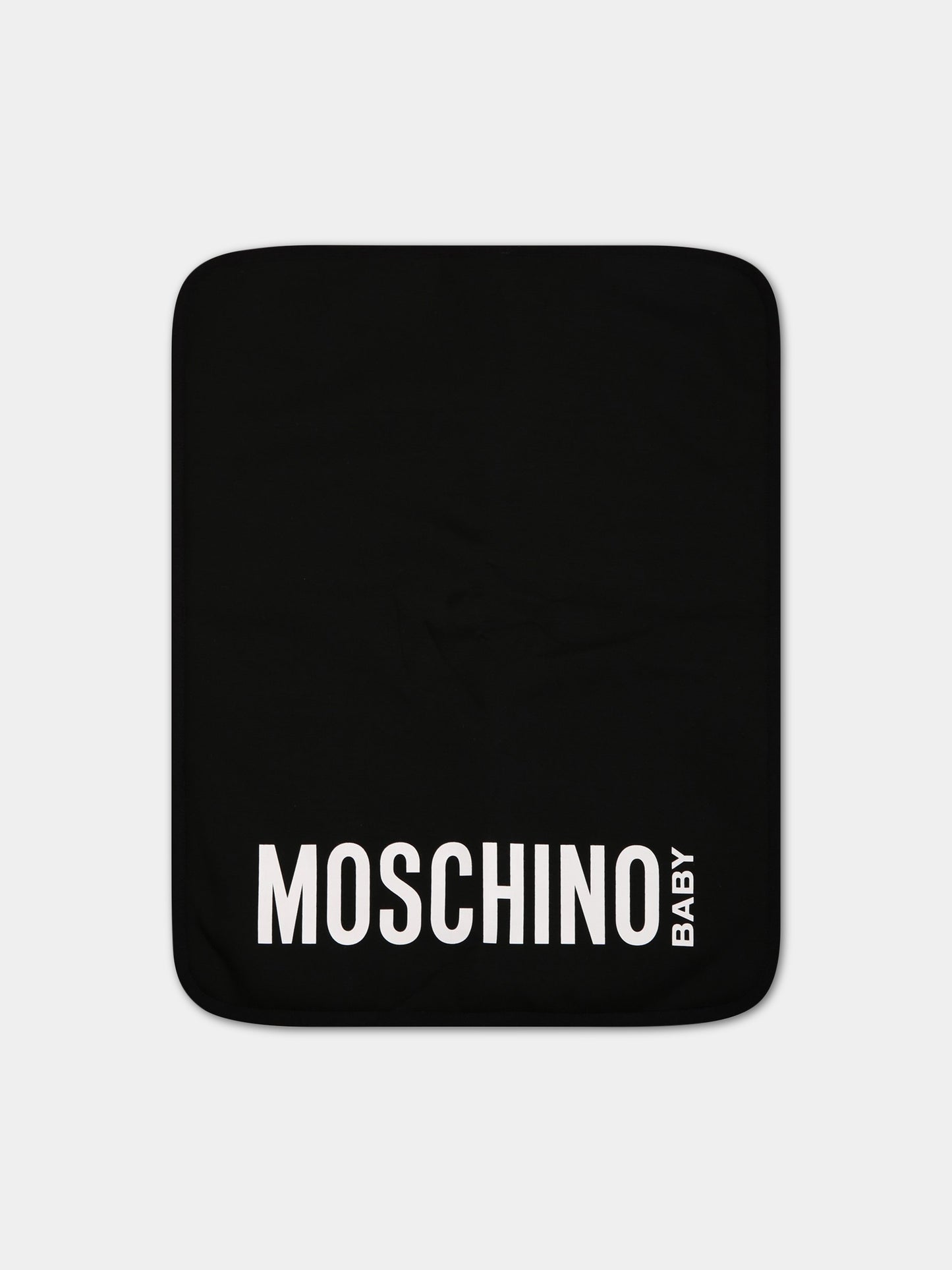 Borsa-mamma nera per neonati con Teddy Bear,Moschino Kids,MMX03O LDA32 60100