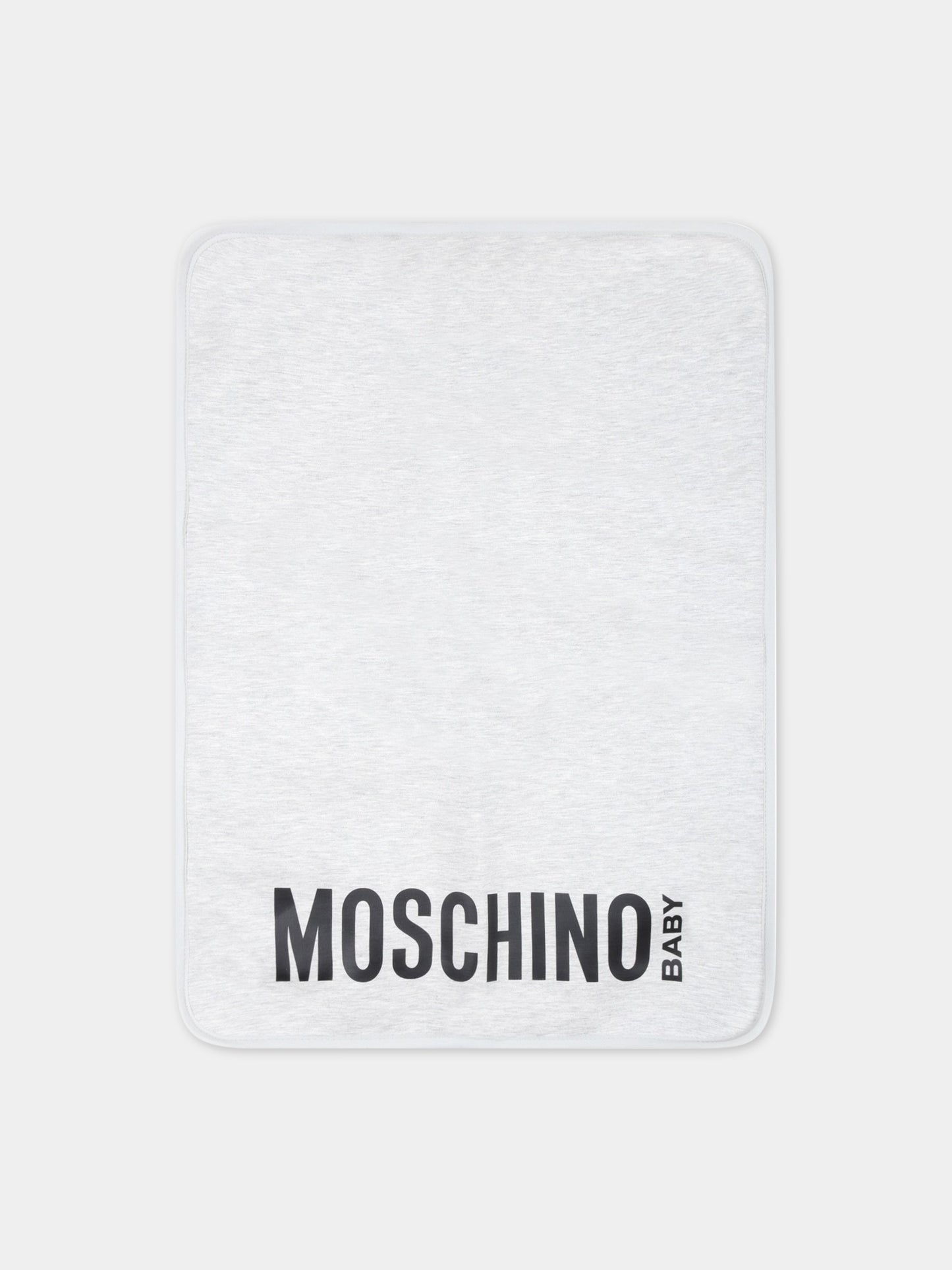 Borsa-mamma grigia per neonati con Teddy Bear,Moschino Kids,MMX03O LDA32 60926