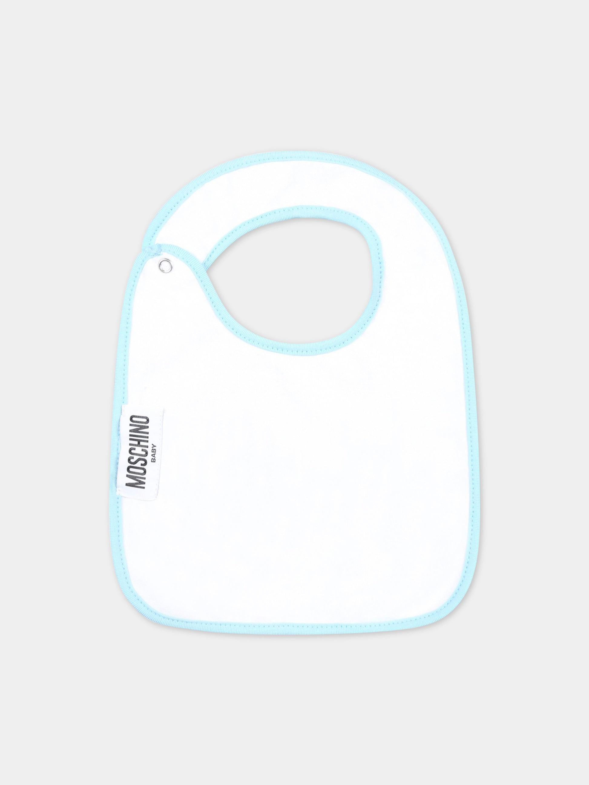 Set celeste per neonato con Teddy Bear,Moschino Kids,MUY04R LBA10 40304