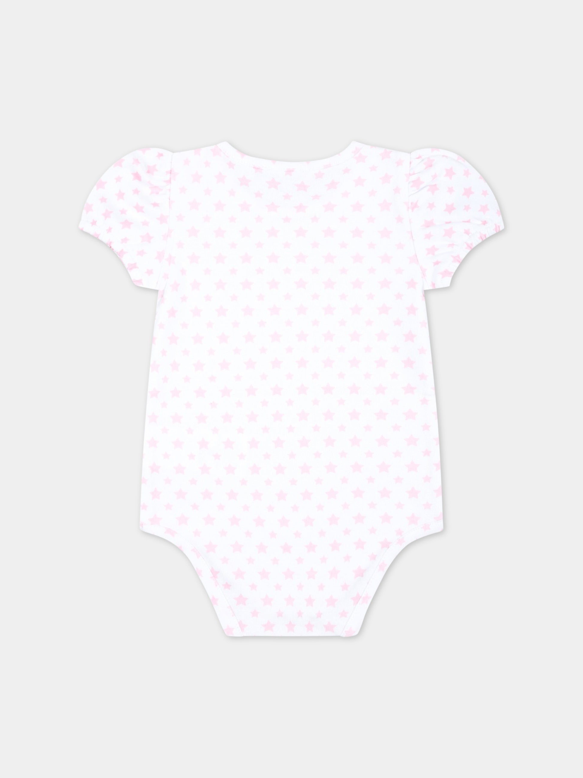 Completo multicolor per neonata con iconico occhiolino e stelle,Chiara Ferragni Collection,55A503 1001 9990