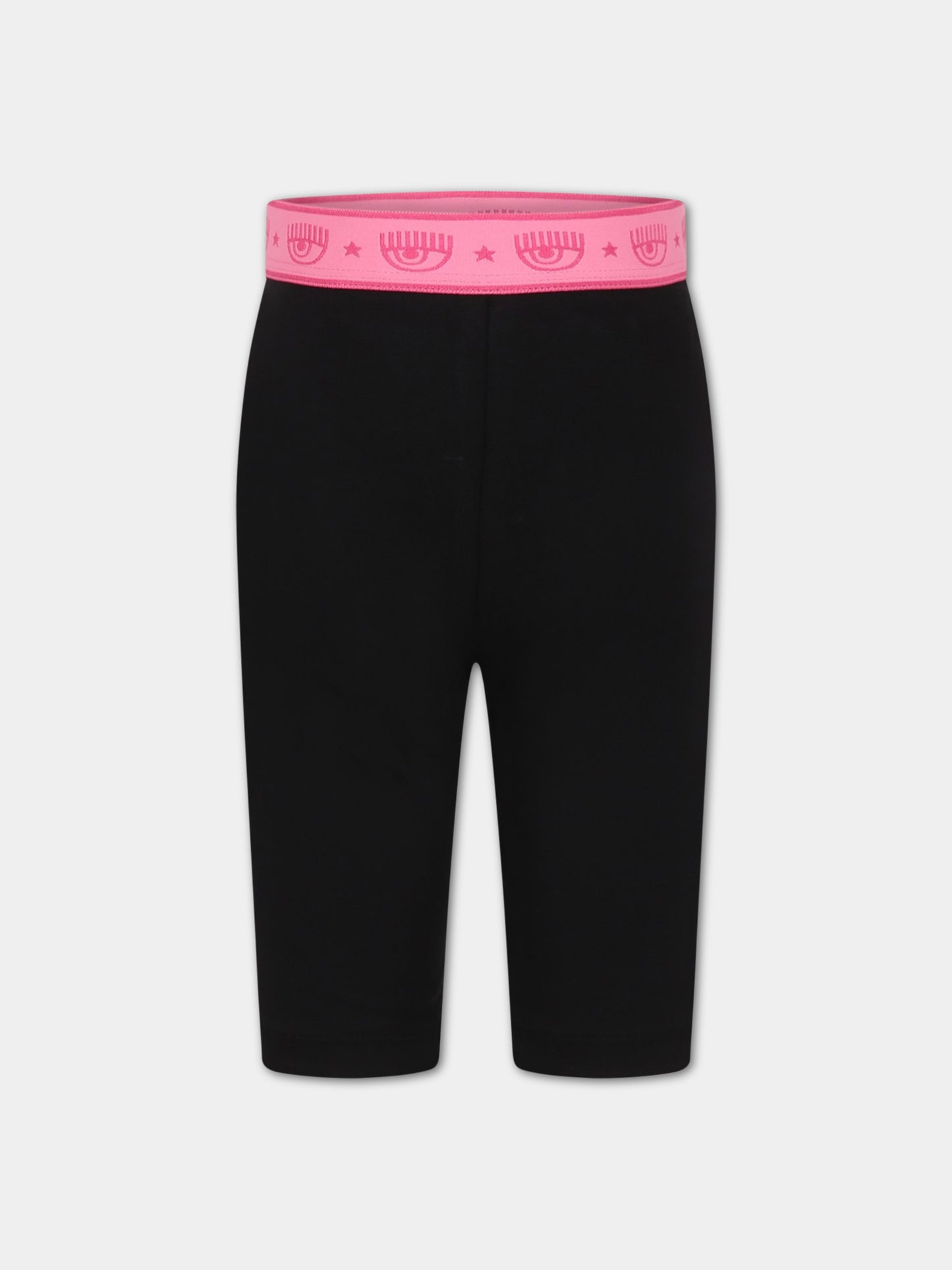 Ciclisti neri per bambina con occhiolini,Chiara Ferragni Collection,51A403 1201 0050